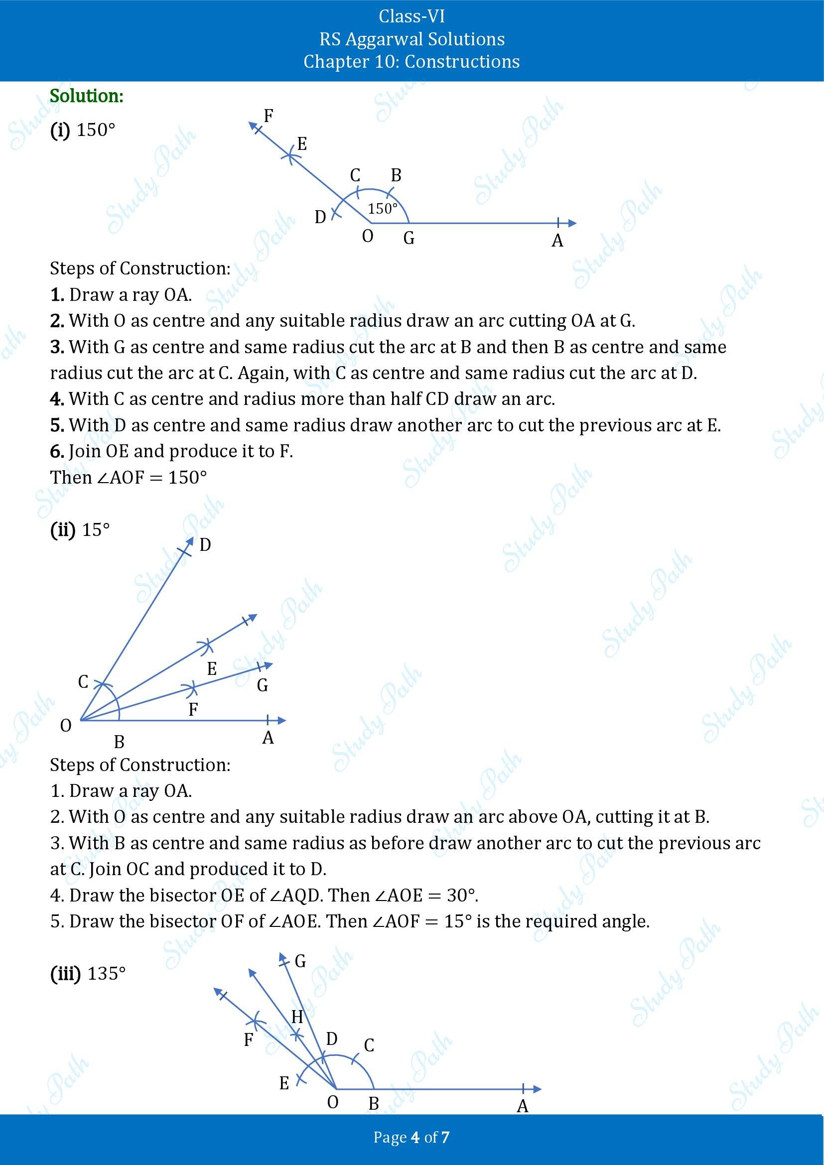 RS Aggarwal Solutions Class 6 Chapter 10 Constructions Exercise 10B 00004