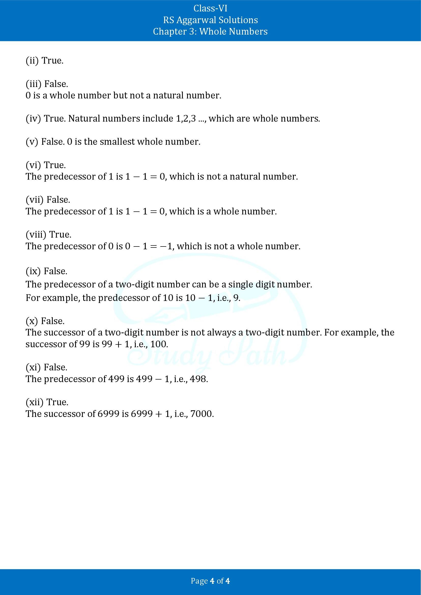 RS Aggarwal Solutions Class 6 Chapter 3 Whole Numbers Exercise 3A 00004