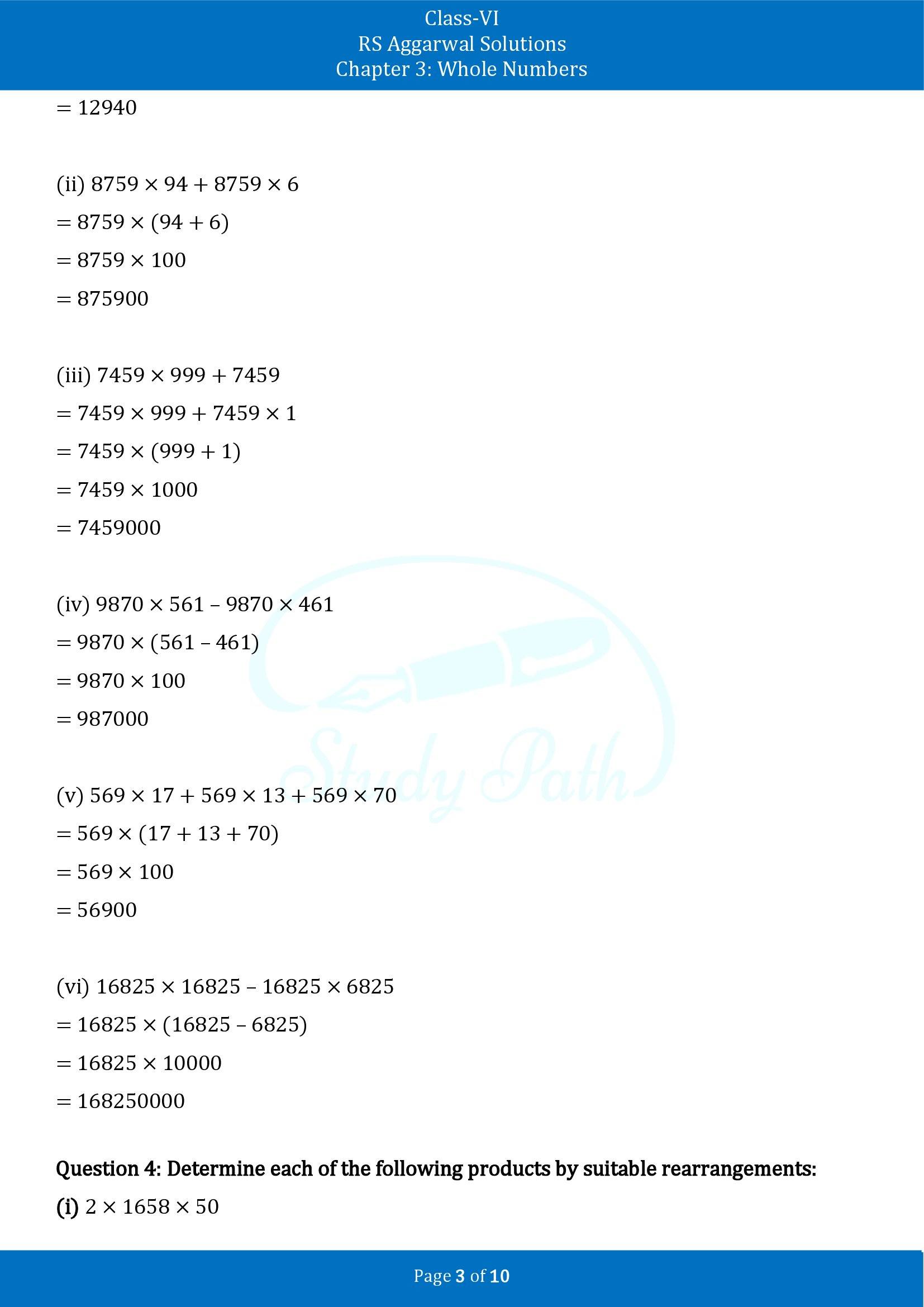 RS Aggarwal Solutions Class 6 Chapter 3 Whole Numbers Exercise 3D 00003