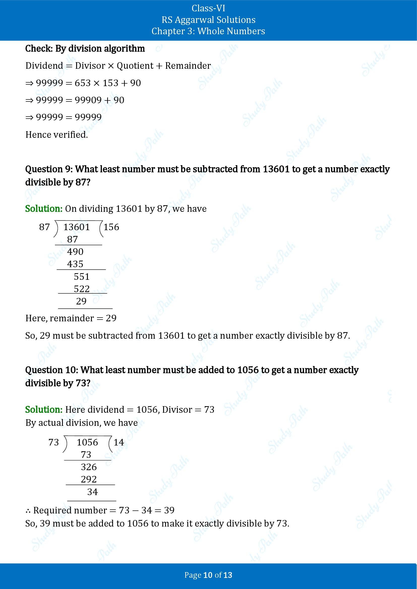 RS Aggarwal Solutions Class 6 Chapter 3 Whole Numbers Exercise 3E 00010