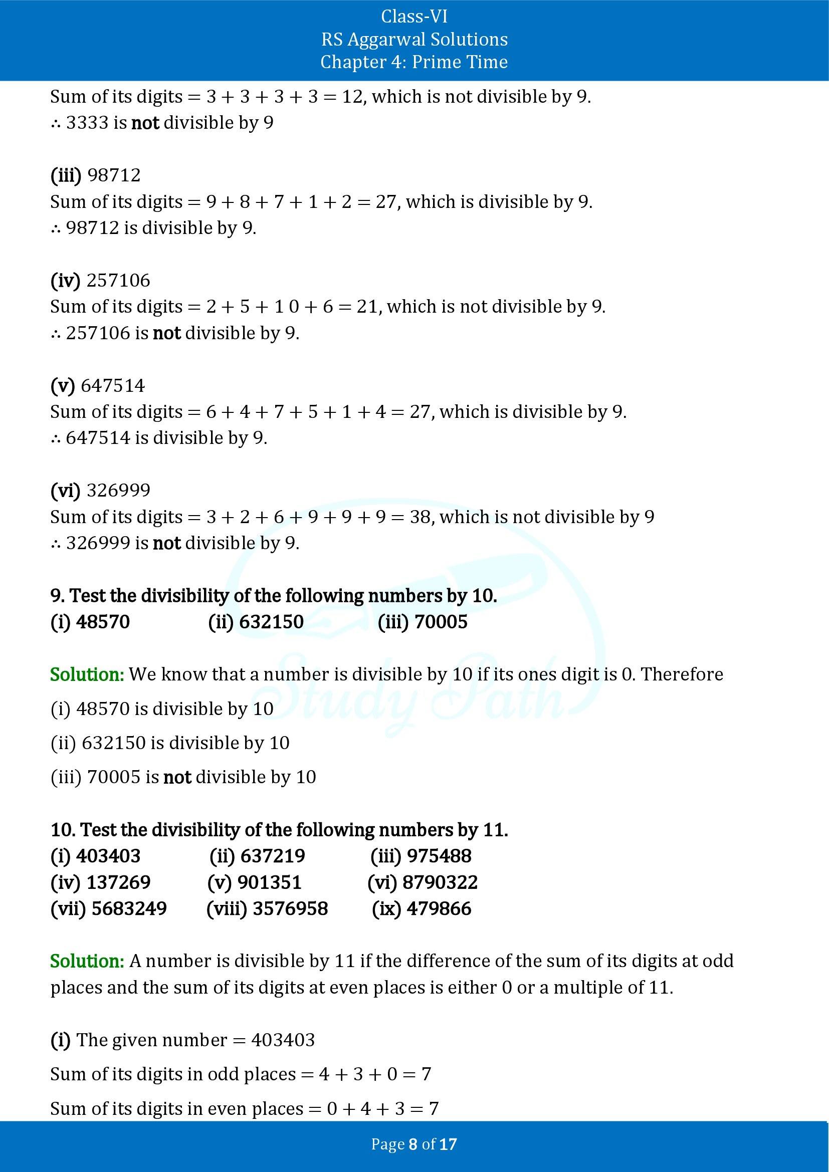 RS Aggarwal Solutions Class 6 Chapter 4 Prime Time Exercise 4B 00008