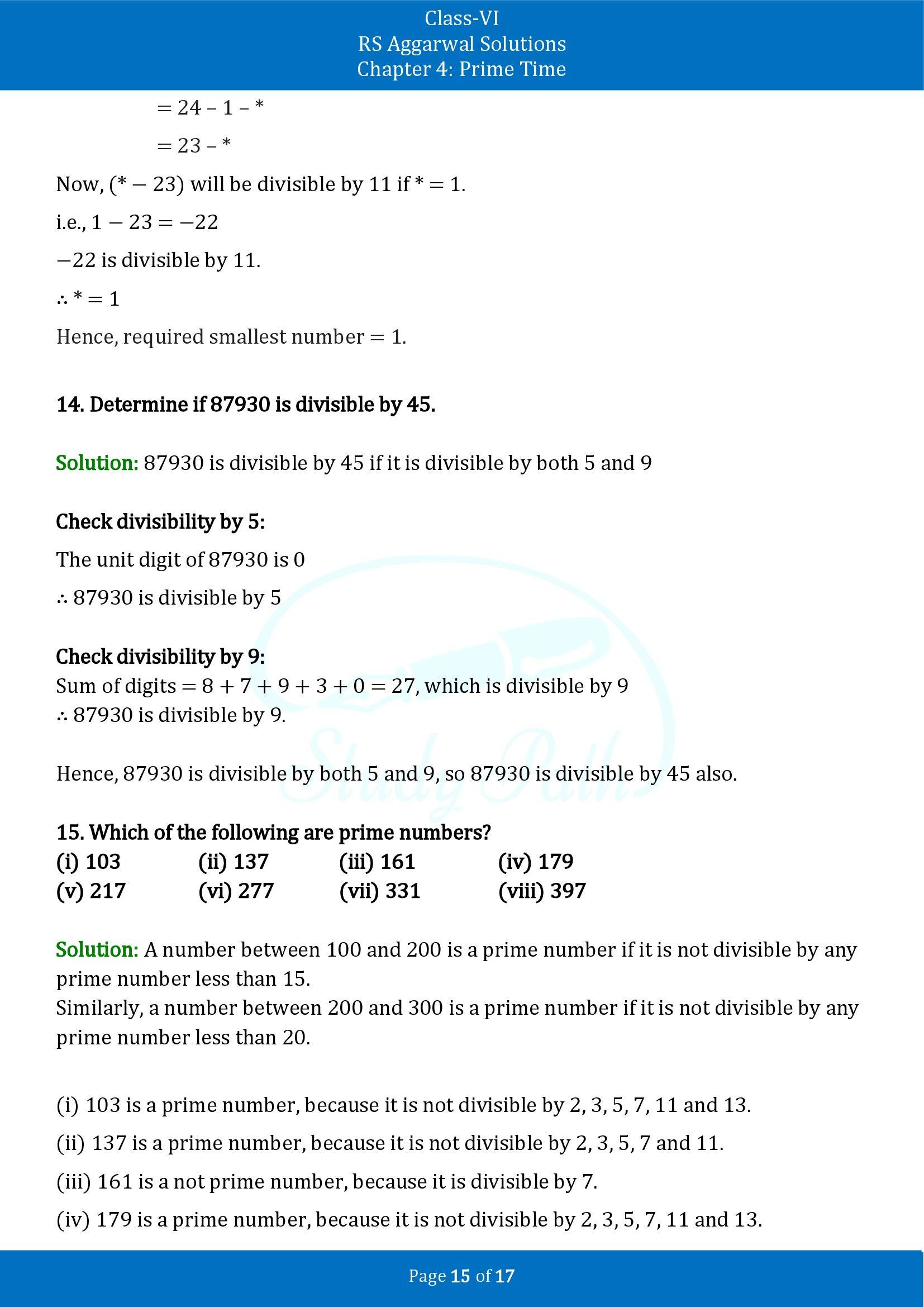 RS Aggarwal Solutions Class 6 Chapter 4 Prime Time Exercise 4B 00015