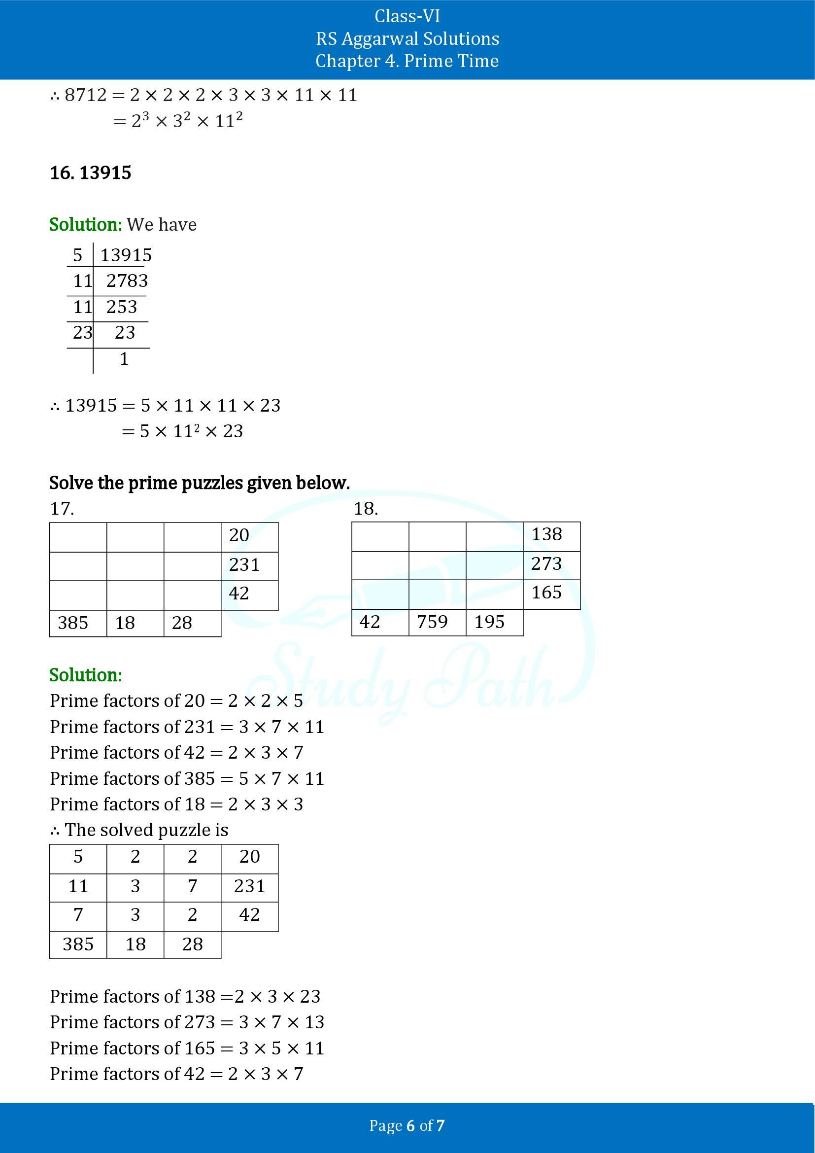 RS Aggarwal Solutions Class 6 Chapter 4 Prime Time Exercise 4C 00006