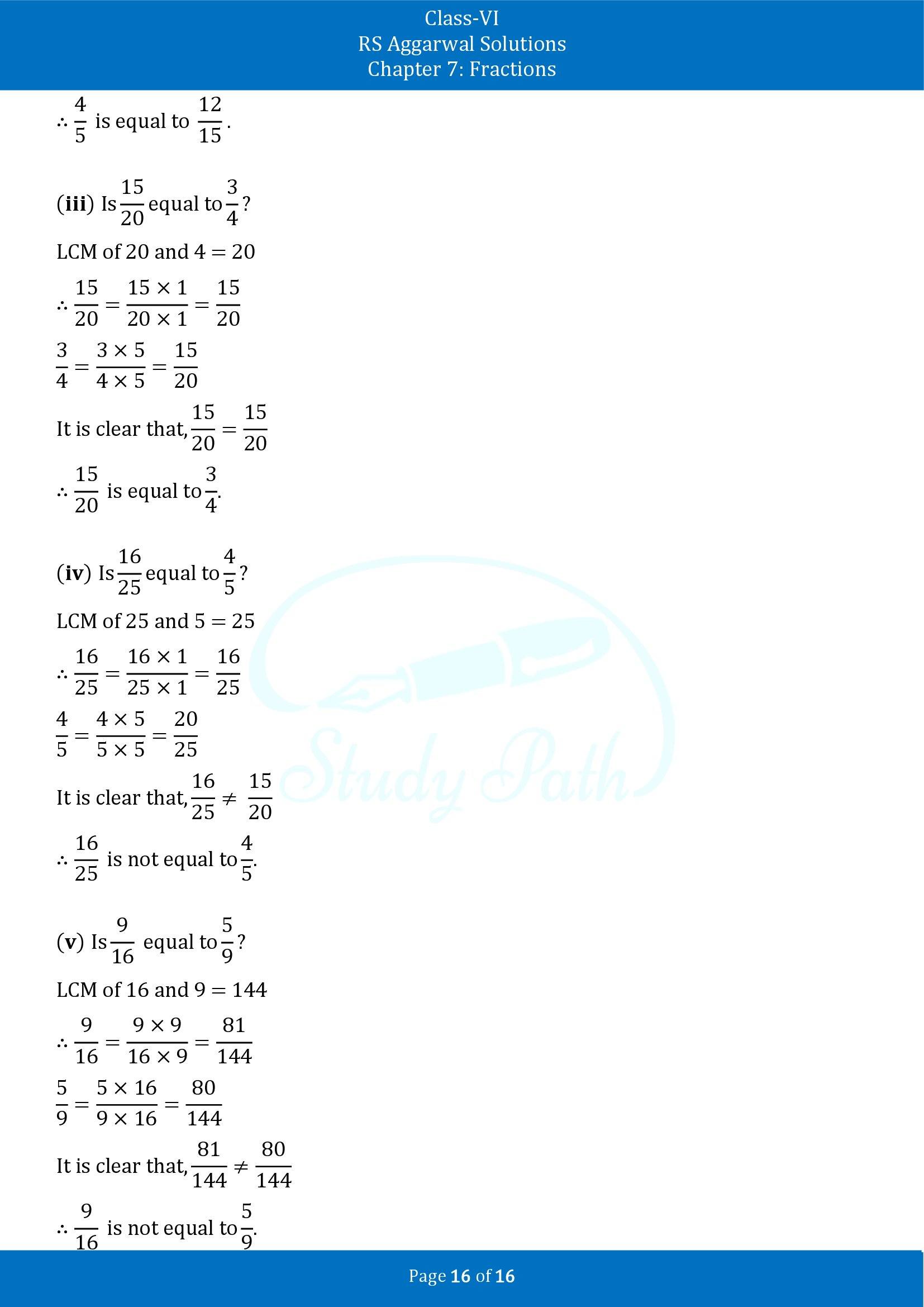 RS Aggarwal Solutions Class 6 Chapter 7 Fractions Exercise 7D 00016