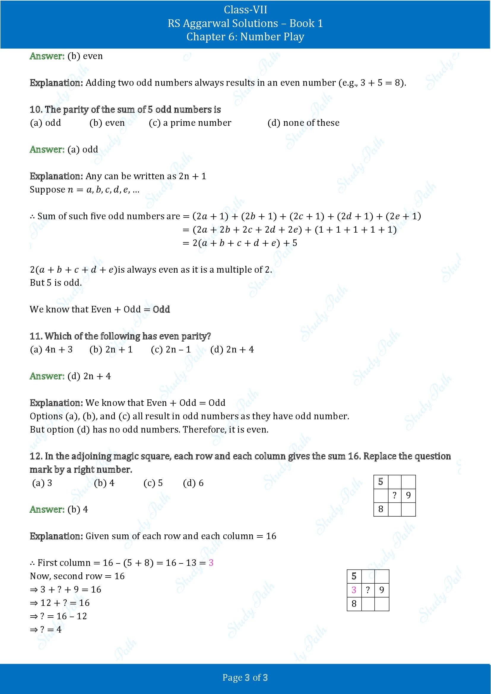 RS Aggarwal Solutions Class 7 Book 1 Chapter 6 Number Play Exercise 6E 00003