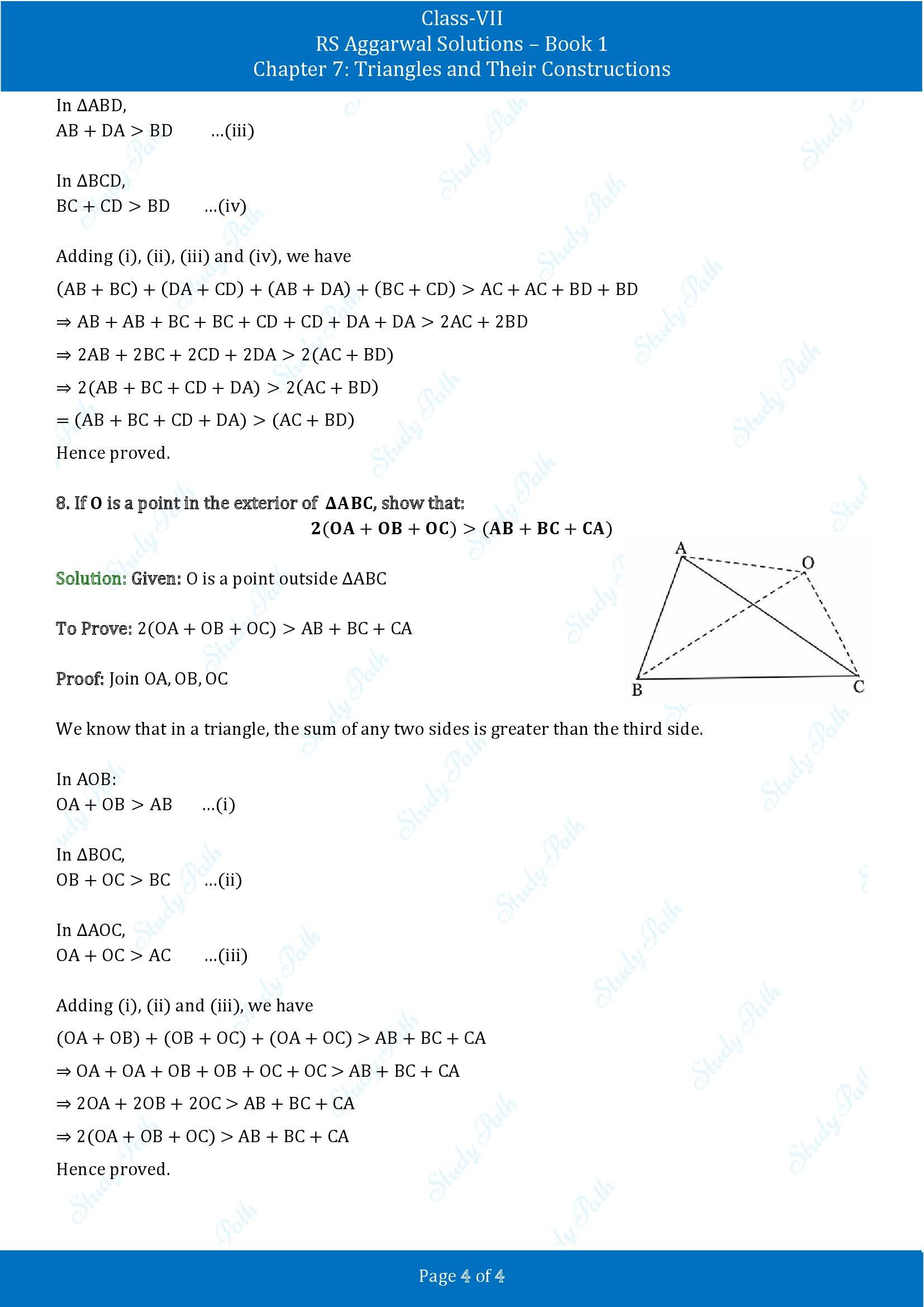 RS Aggarwal Solutions Class 7 Book 1 Chapter 7 Triangles and Their Constructions Exercise 7C 00004