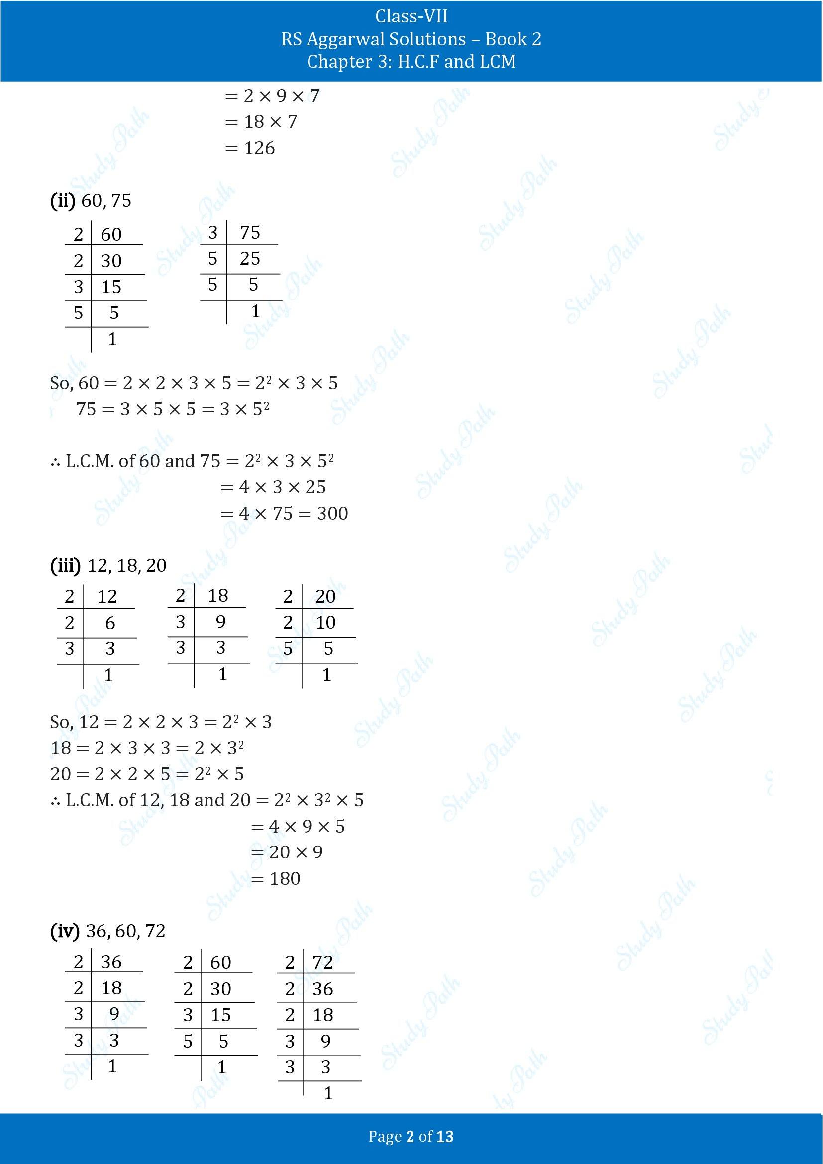 RS Aggarwal Solutions Class 7 Book 2 Chapter 3 HCF and LCM Exercise 3B 00002