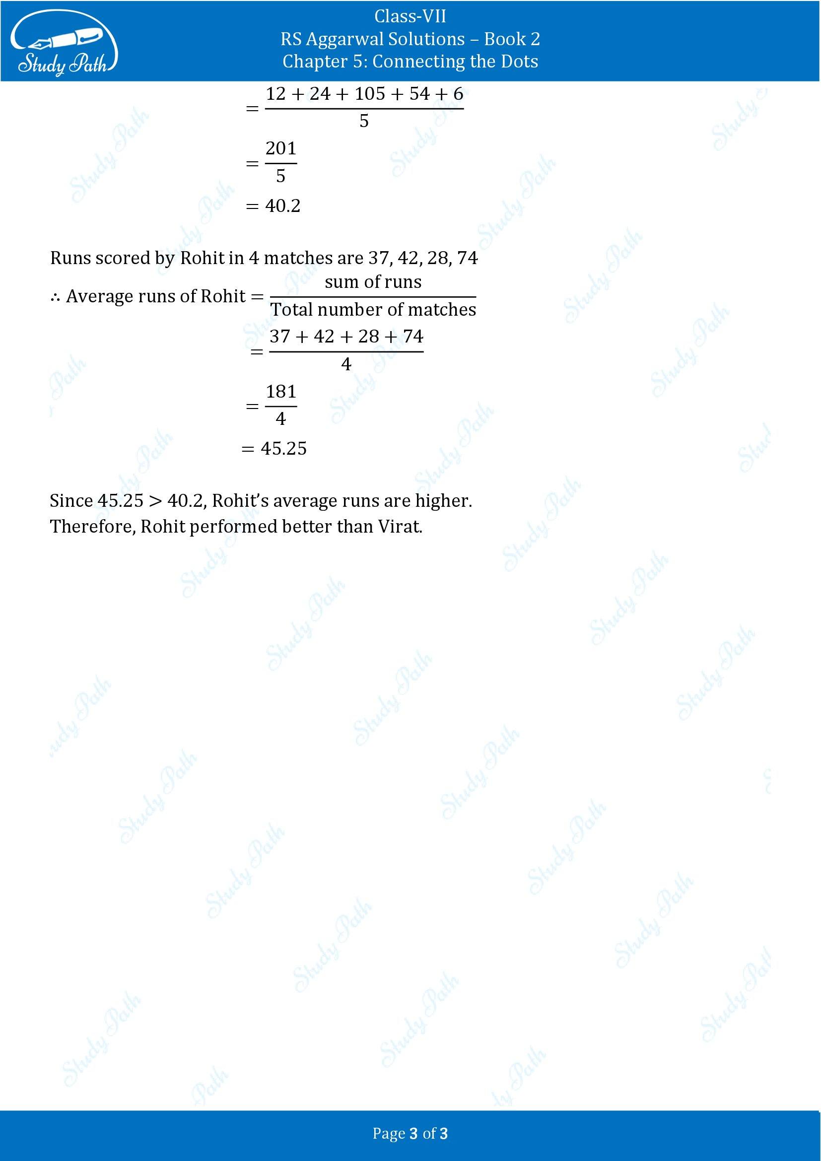RS Aggarwal Solutions Class 7 Book 2 Chapter 5 Connecting the Dots Exercise 5B 00003