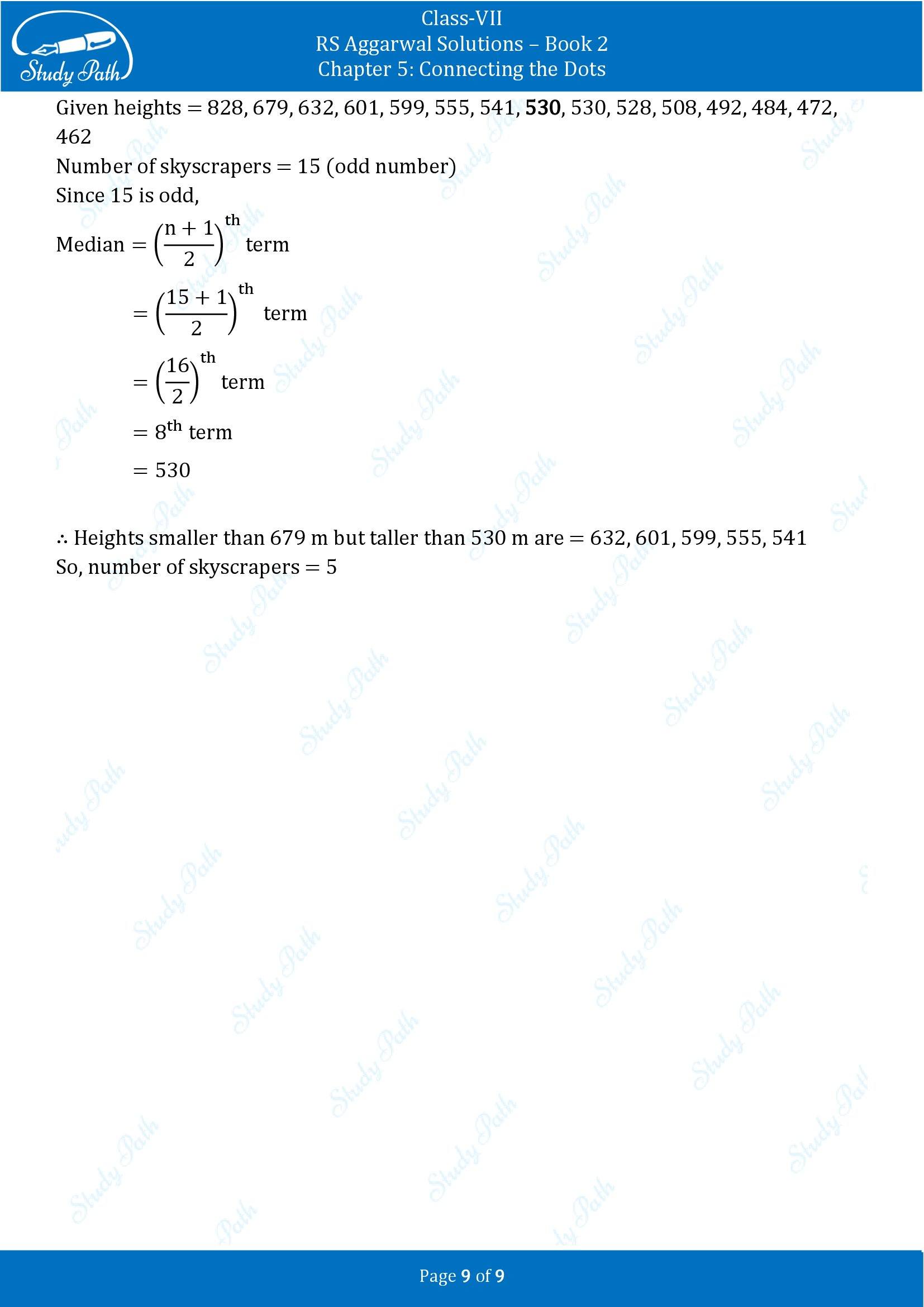 RS Aggarwal Solutions Class 7 Book 2 Chapter 5 Connecting the Dots Exercise 5D 00009
