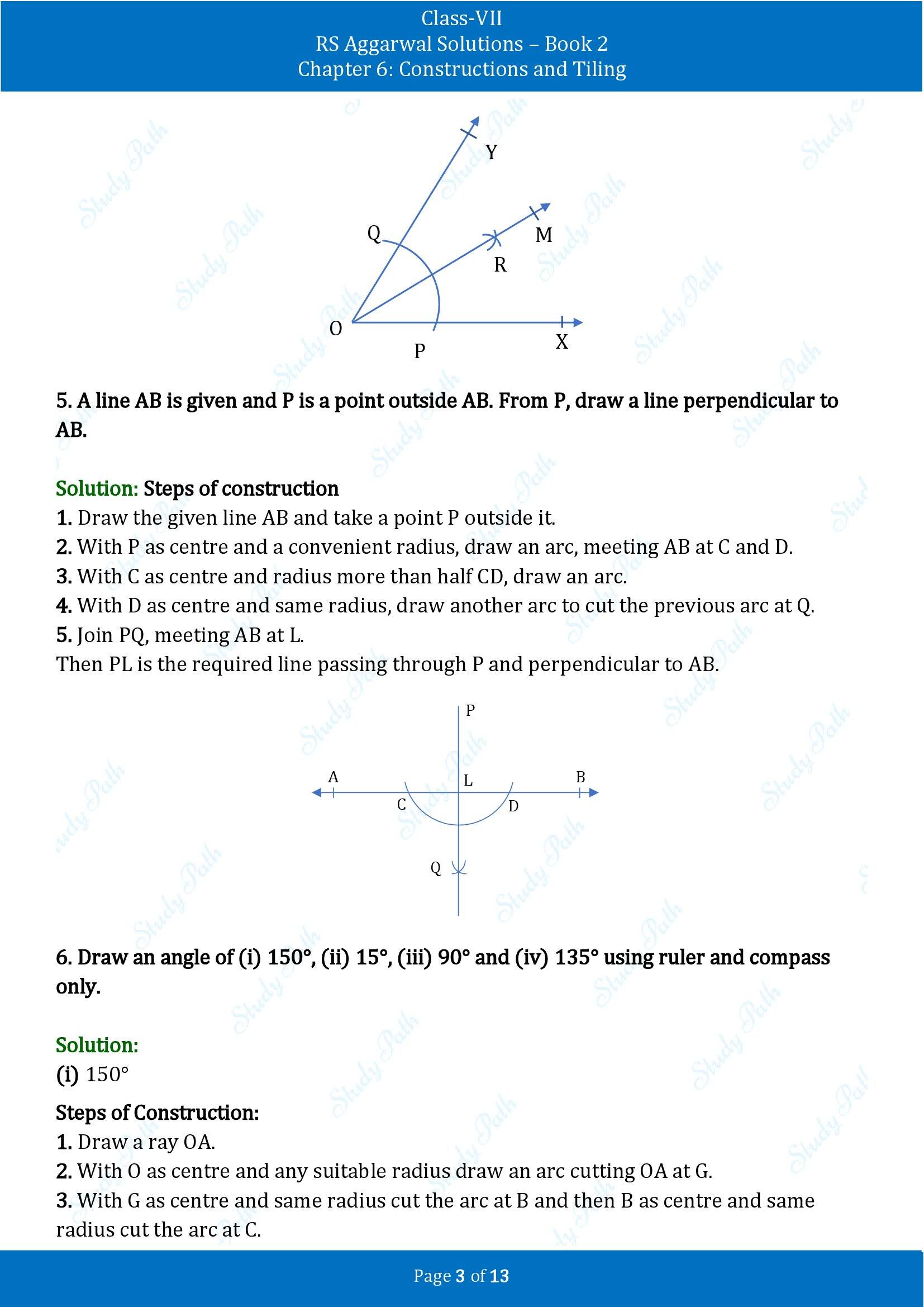 RS Aggarwal Solutions Class 7 Book 2 Chapter 6 Constructions and Tilings Exercise 6A 00003