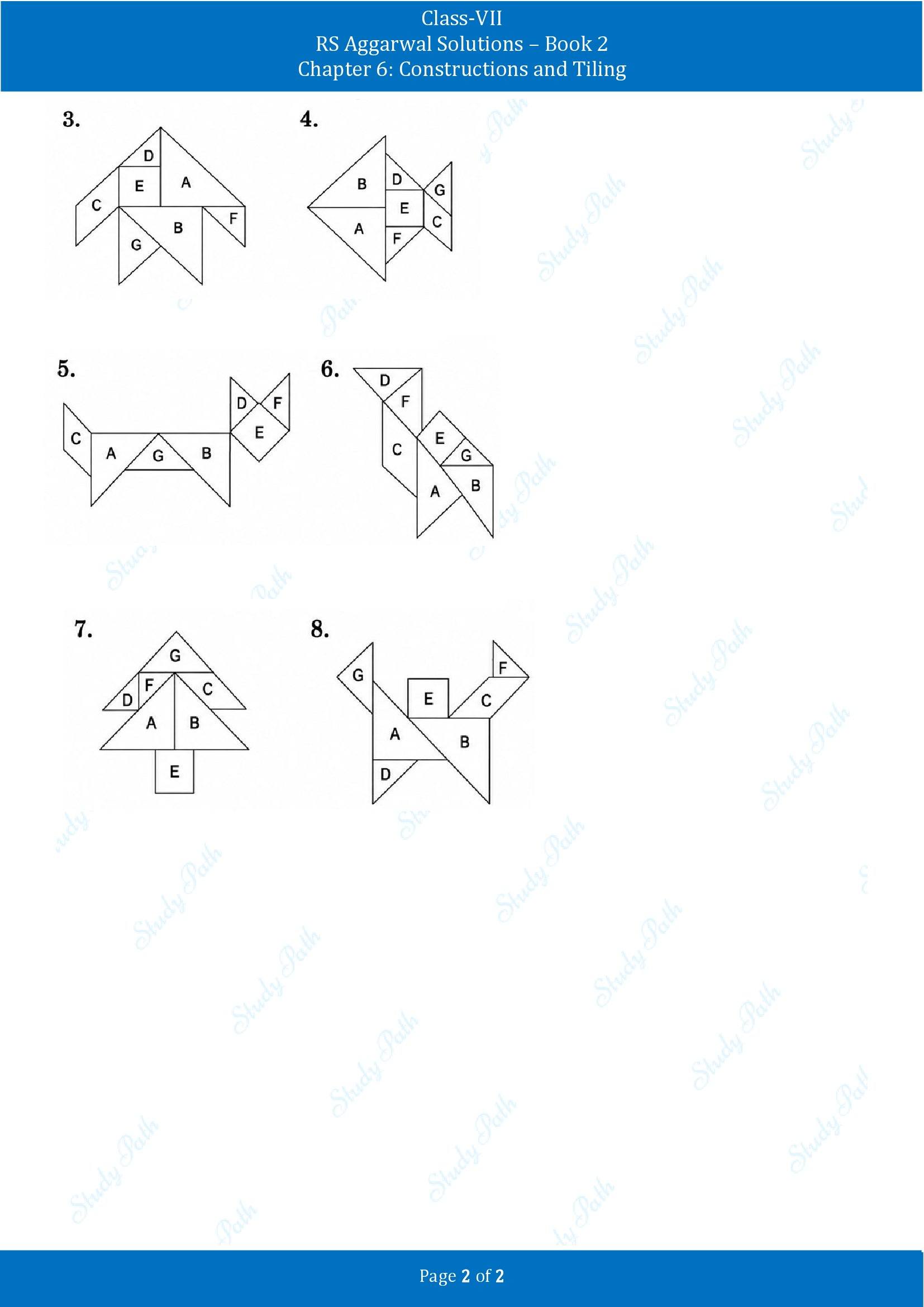 RS Aggarwal Solutions Class 7 Book 2 Chapter 6 Constructions and Tilings Exercise 6B 00002