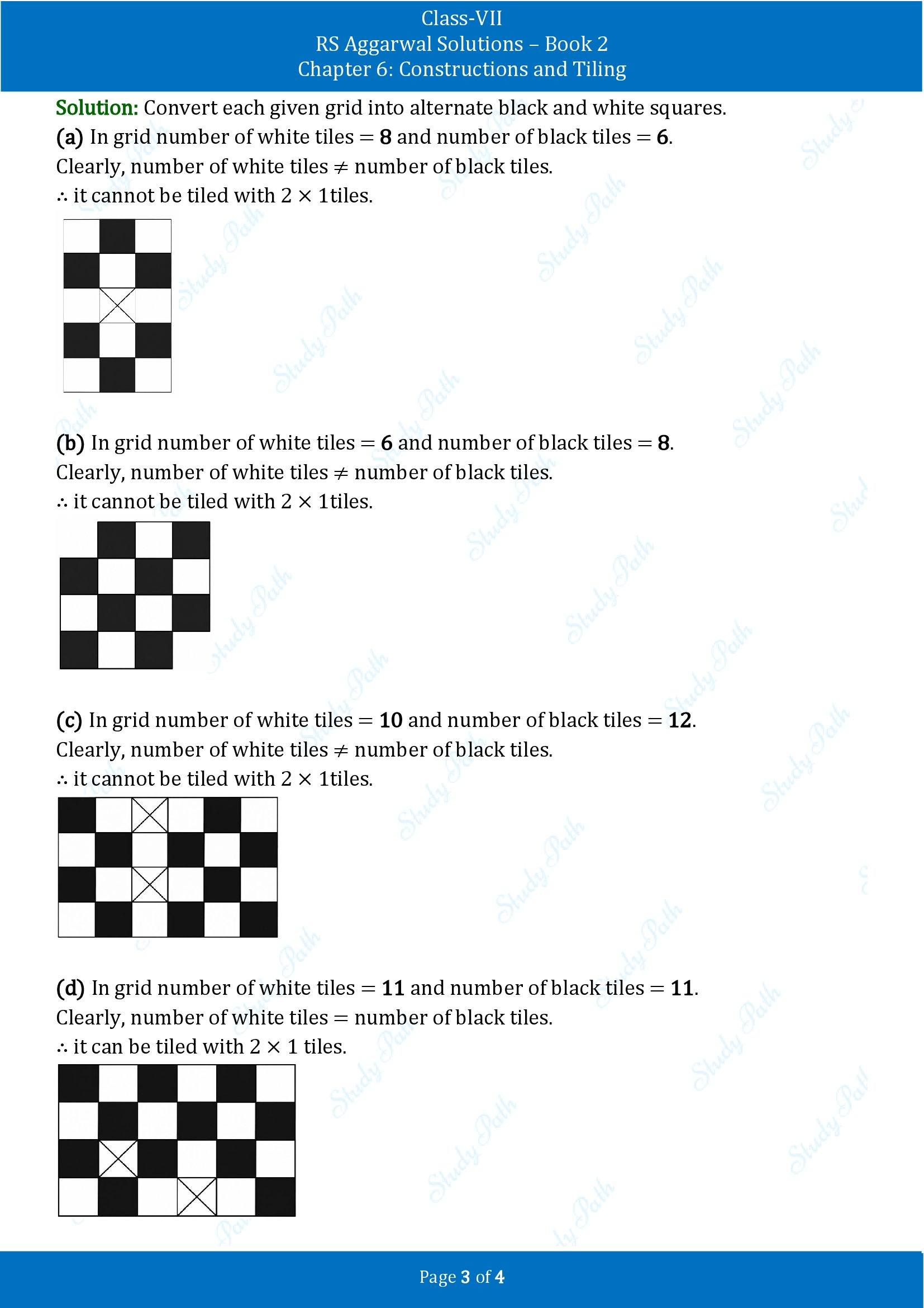 RS Aggarwal Solutions Class 7 Book 2 Chapter 6 Constructions and Tilings Exercise 6C 00003
