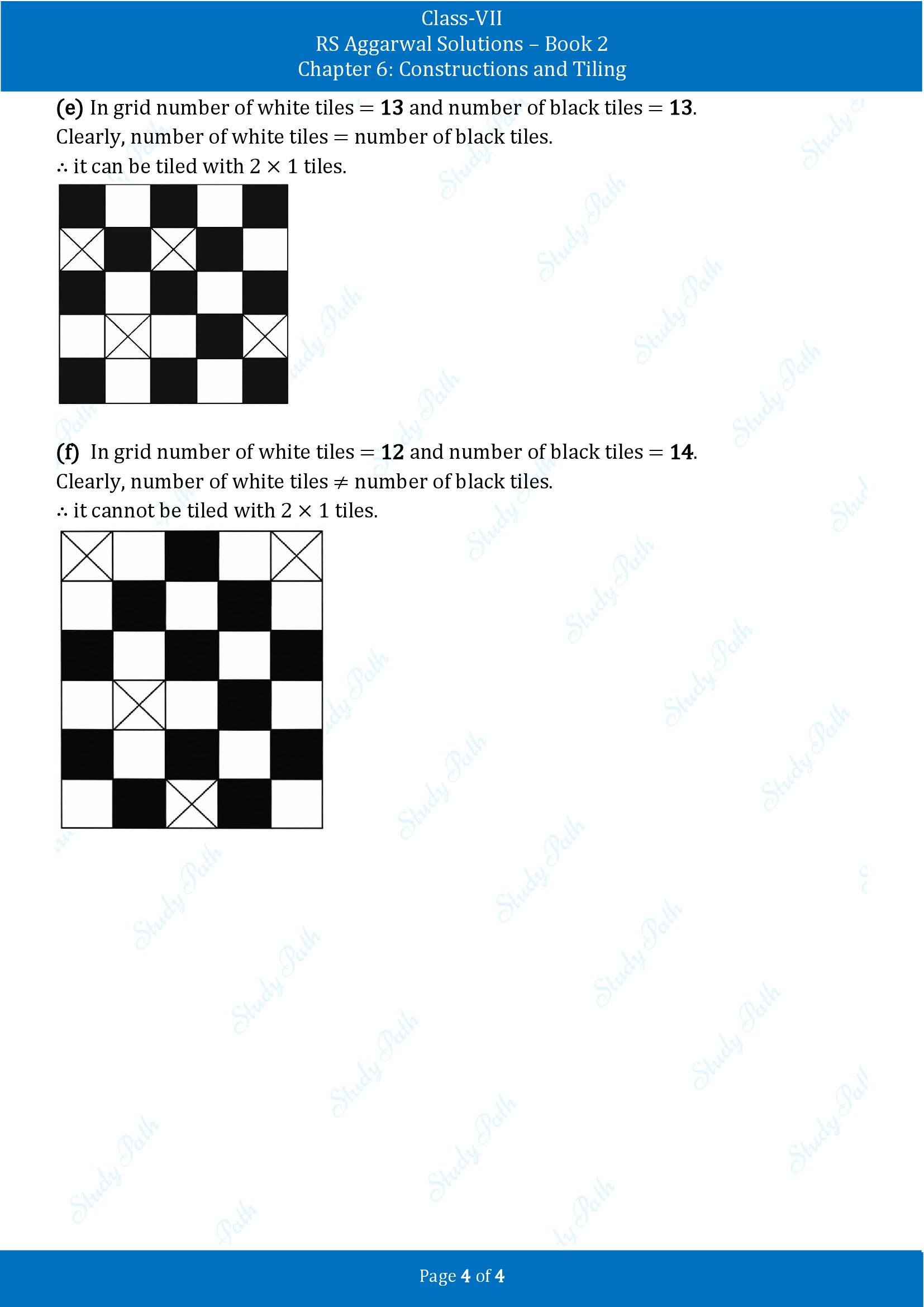RS Aggarwal Solutions Class 7 Book 2 Chapter 6 Constructions and Tilings Exercise 6C 00004