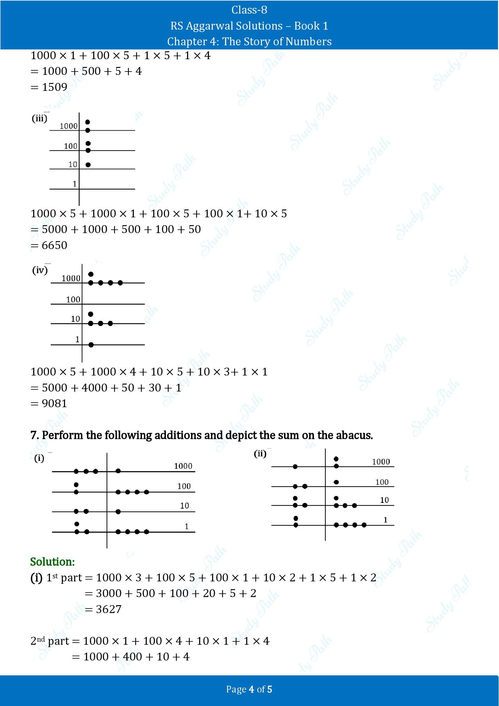 RS Aggarwal Solutions Class 8 Book 1 Chapter 4 The Story of Numbers Exercise 4B 00004