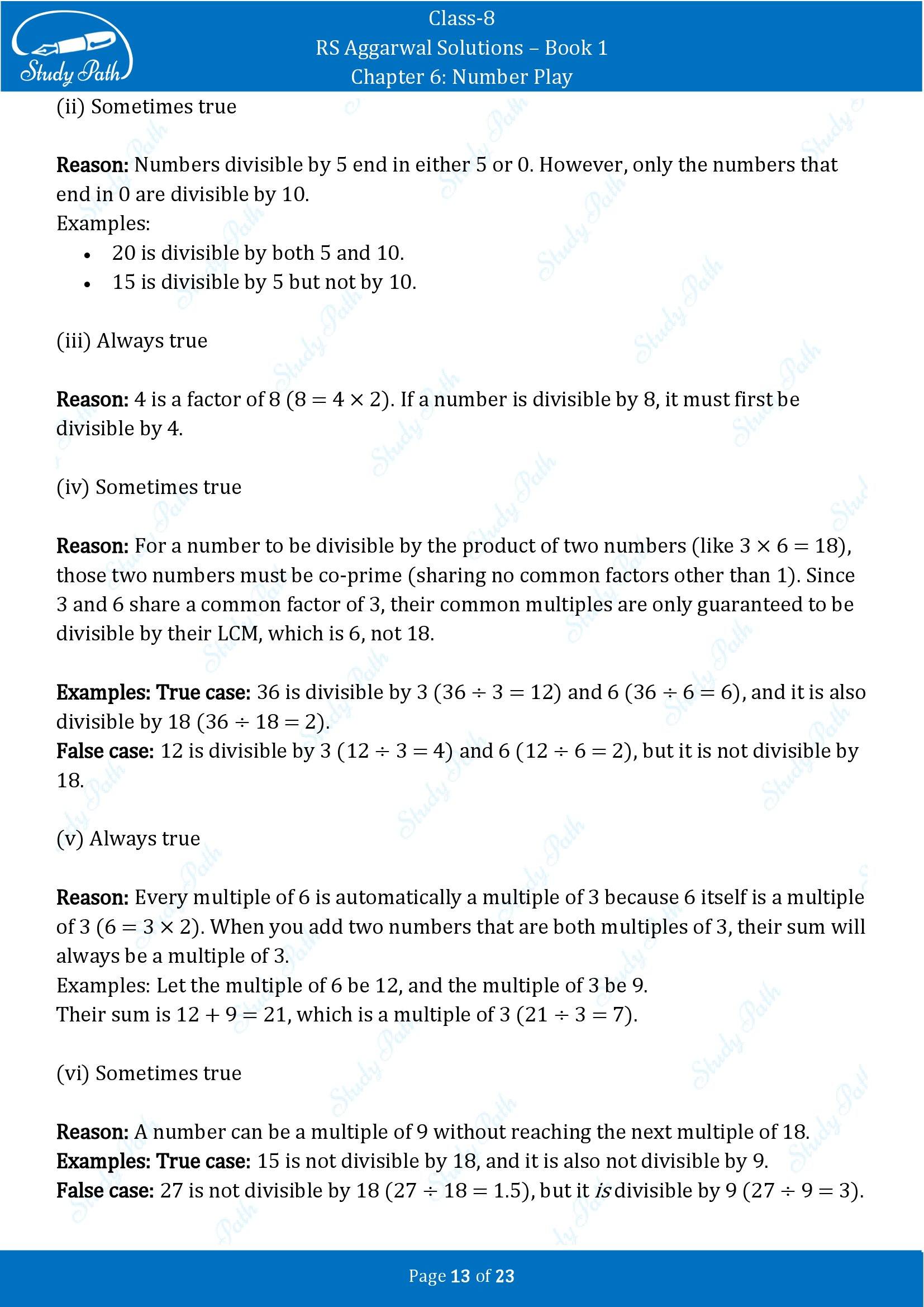 RS Aggarwal Solutions Class 8 Book 1 Chapter 6 Number Play Exercise 6B 00013