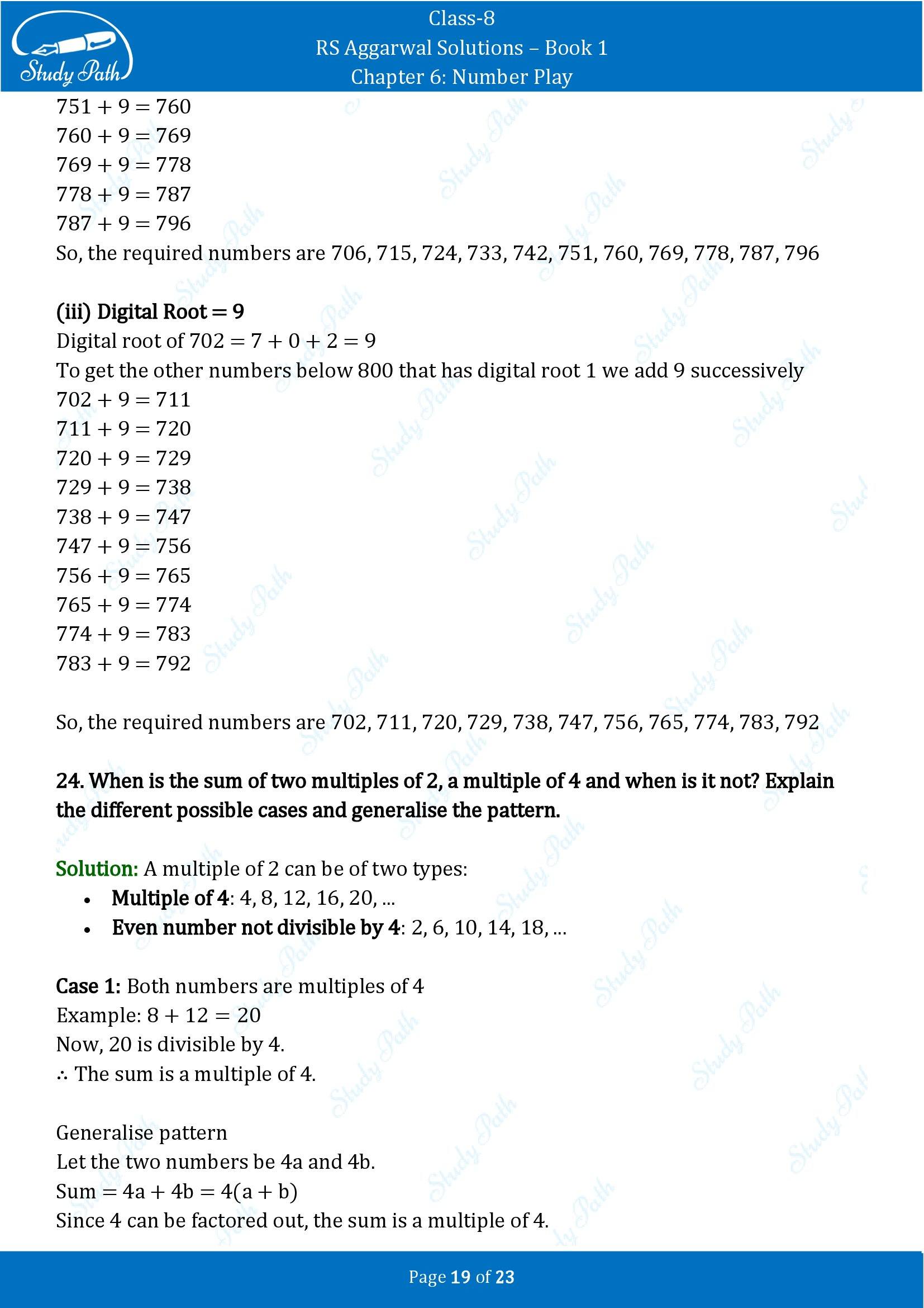 RS Aggarwal Solutions Class 8 Book 1 Chapter 6 Number Play Exercise 6B 00019