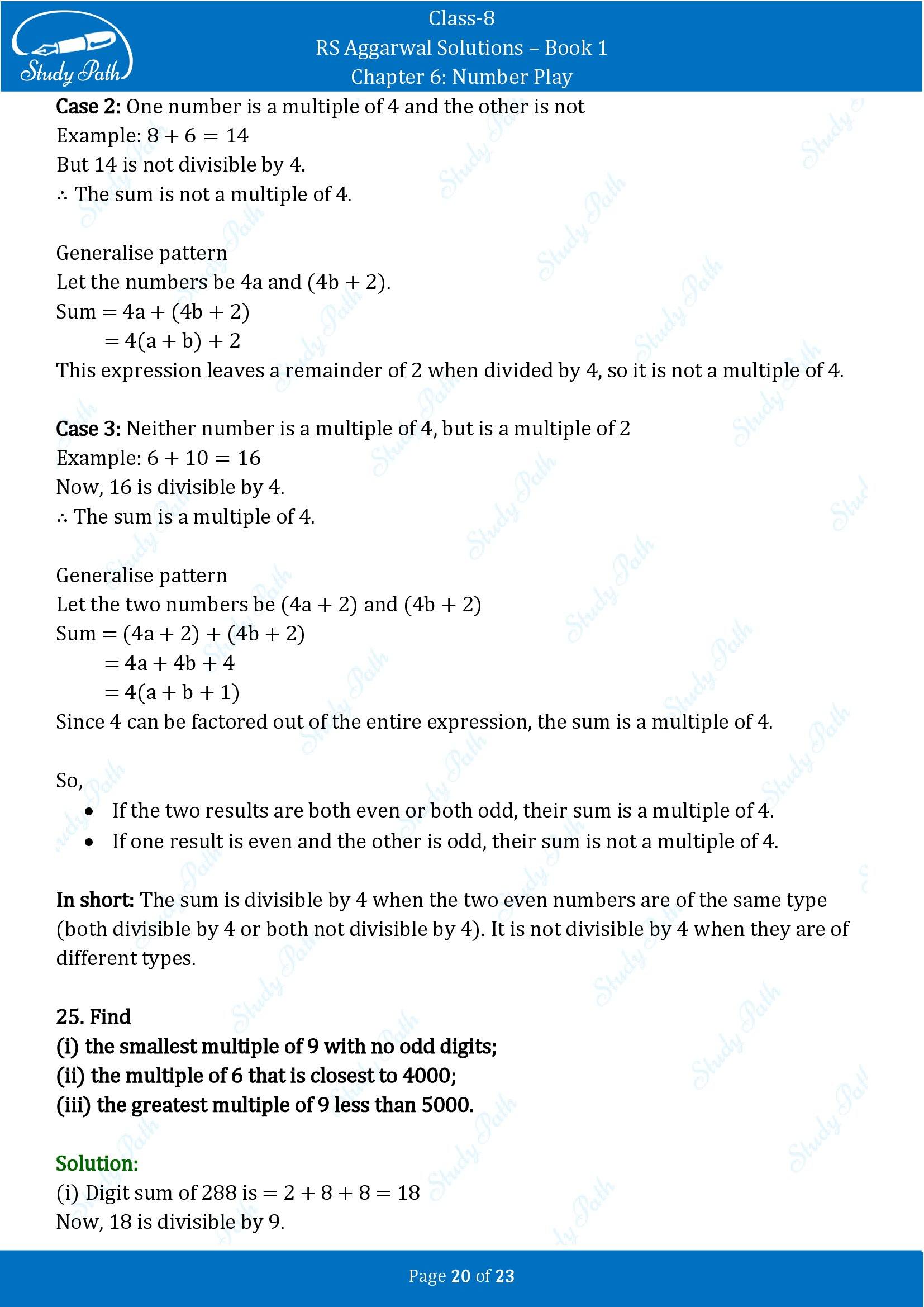 RS Aggarwal Solutions Class 8 Book 1 Chapter 6 Number Play Exercise 6B 00020