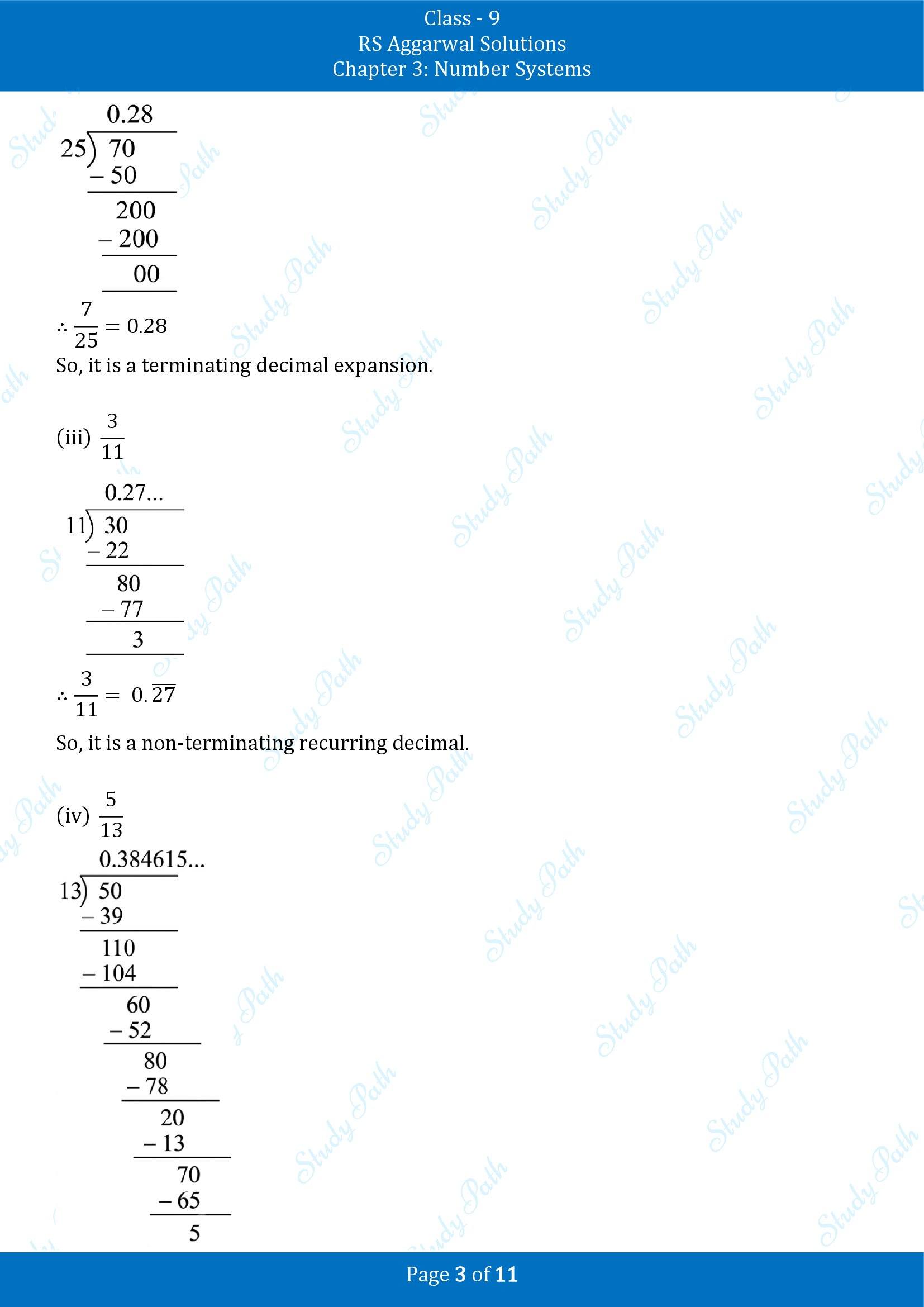 RS Aggarwal Solutions Class 9 Chapter 3 Number Systems Exercise 3B 00003