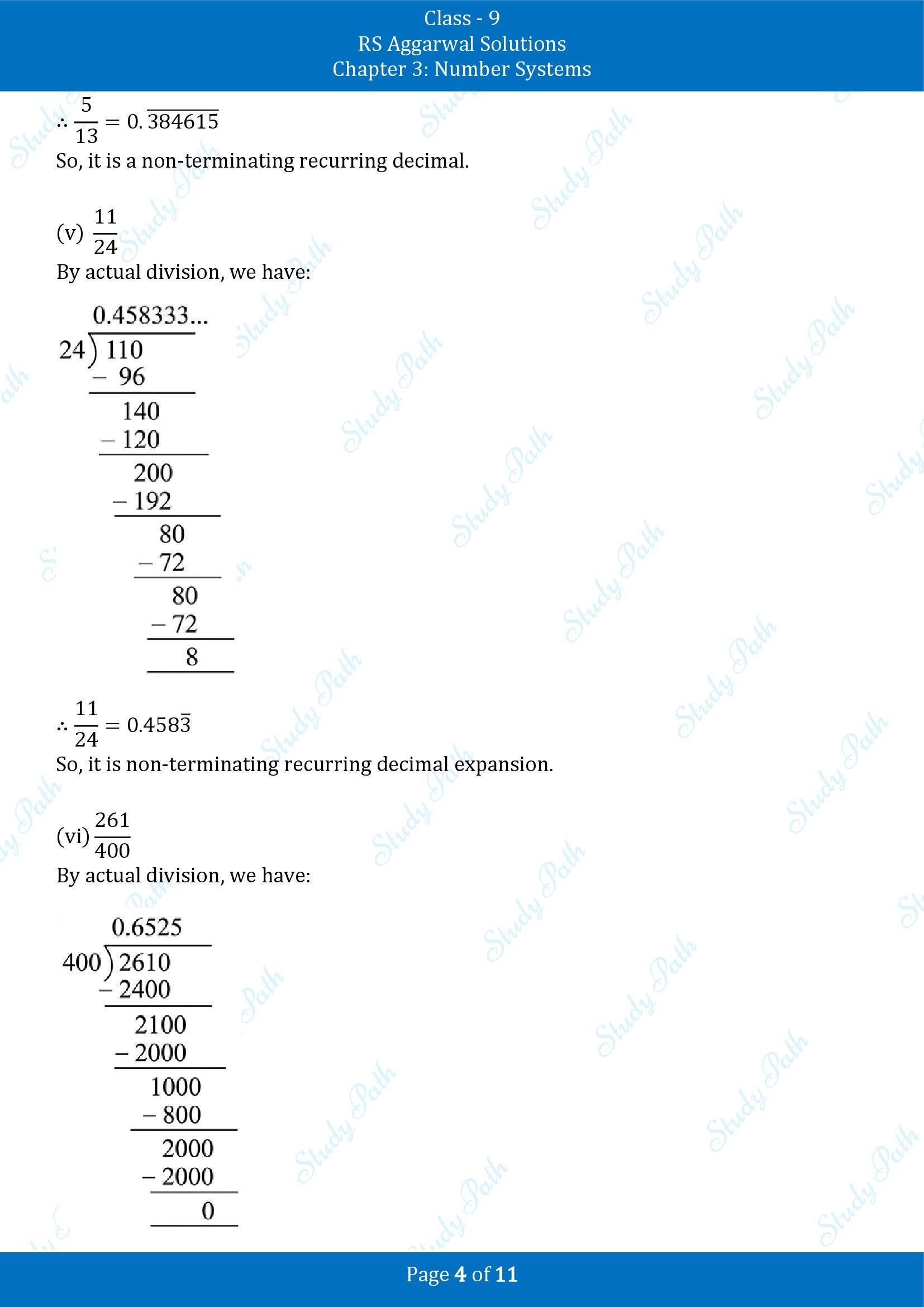 RS Aggarwal Solutions Class 9 Chapter 3 Number Systems Exercise 3B 00004