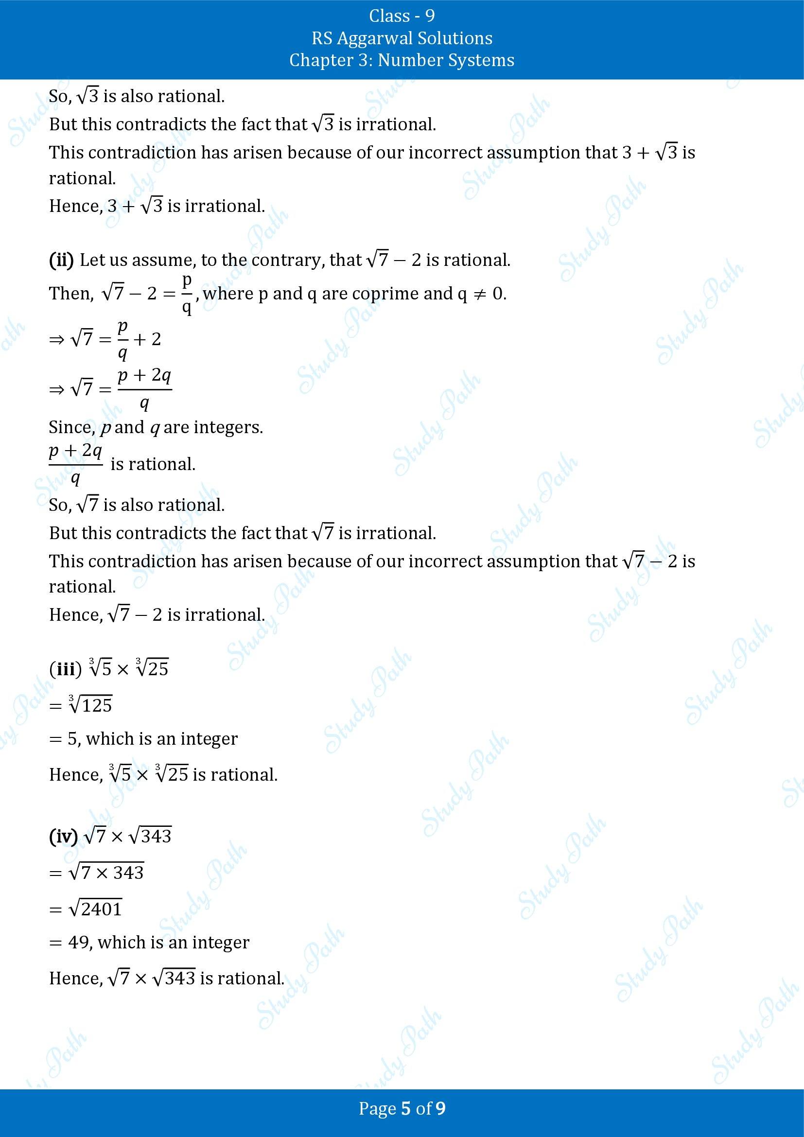 RS Aggarwal Solutions Class 9 Chapter 3 Number Systems Exercise 3C 00005