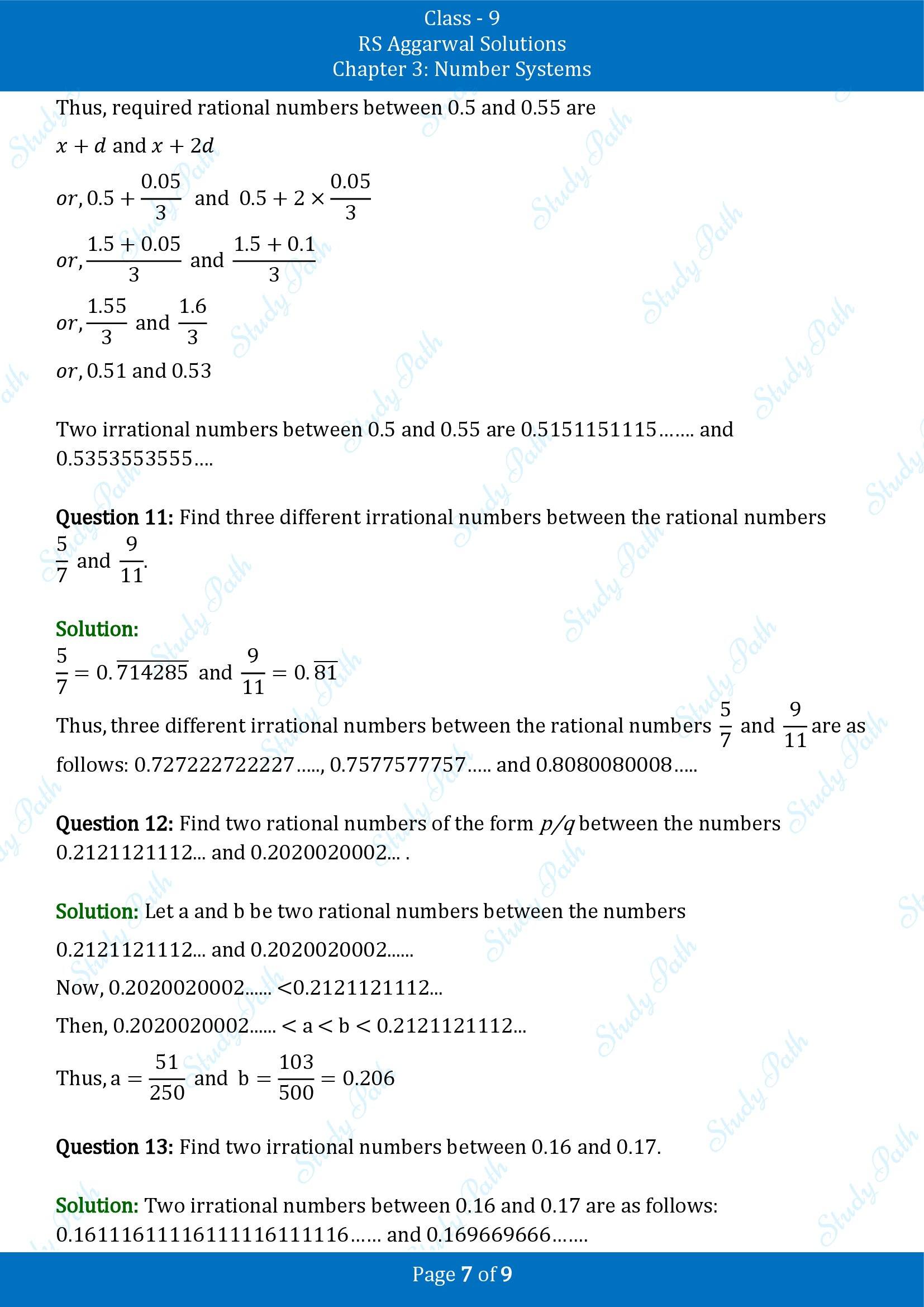 RS Aggarwal Solutions Class 9 Chapter 3 Number Systems Exercise 3C 00007