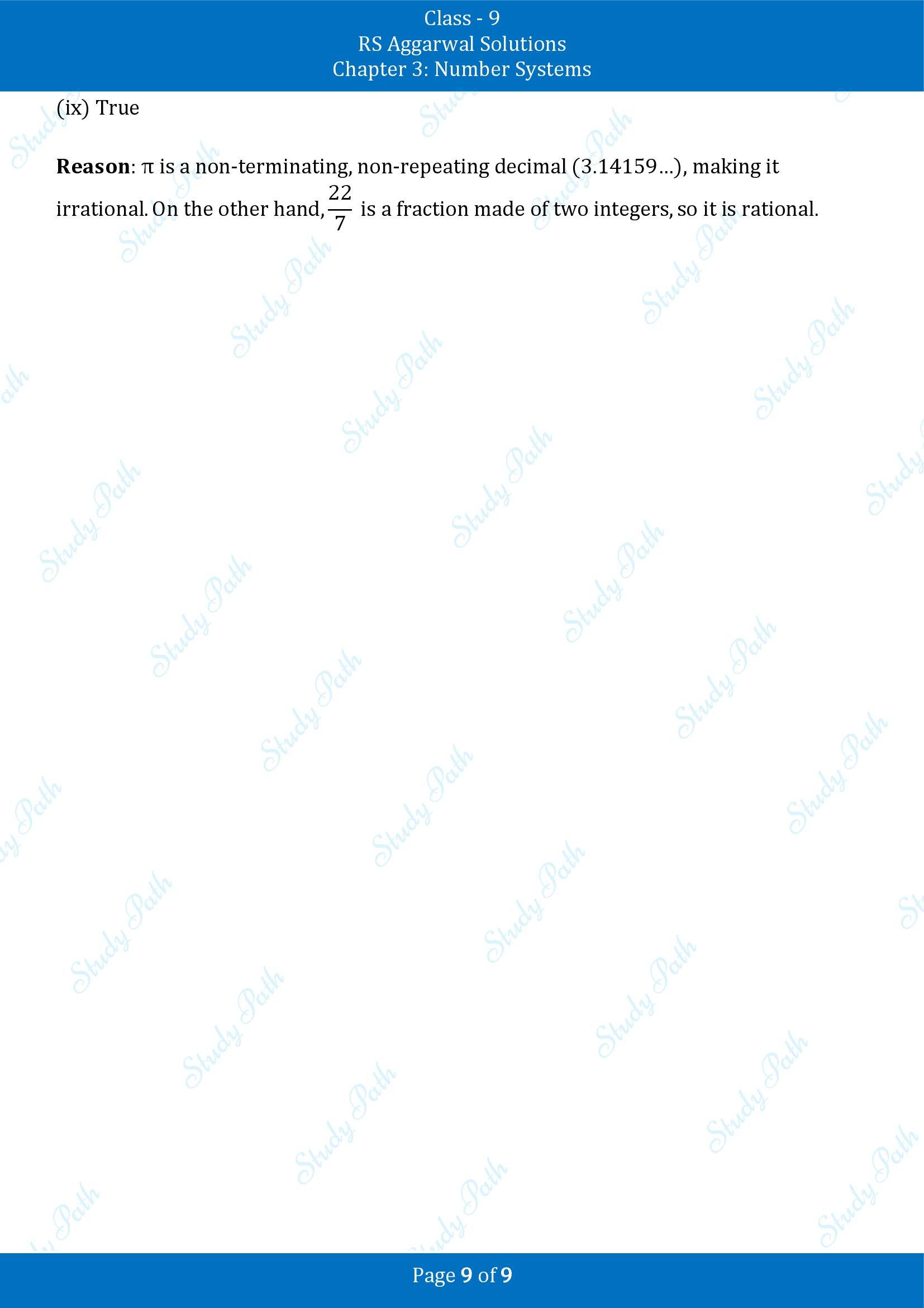 RS Aggarwal Solutions Class 9 Chapter 3 Number Systems Exercise 3C 00009