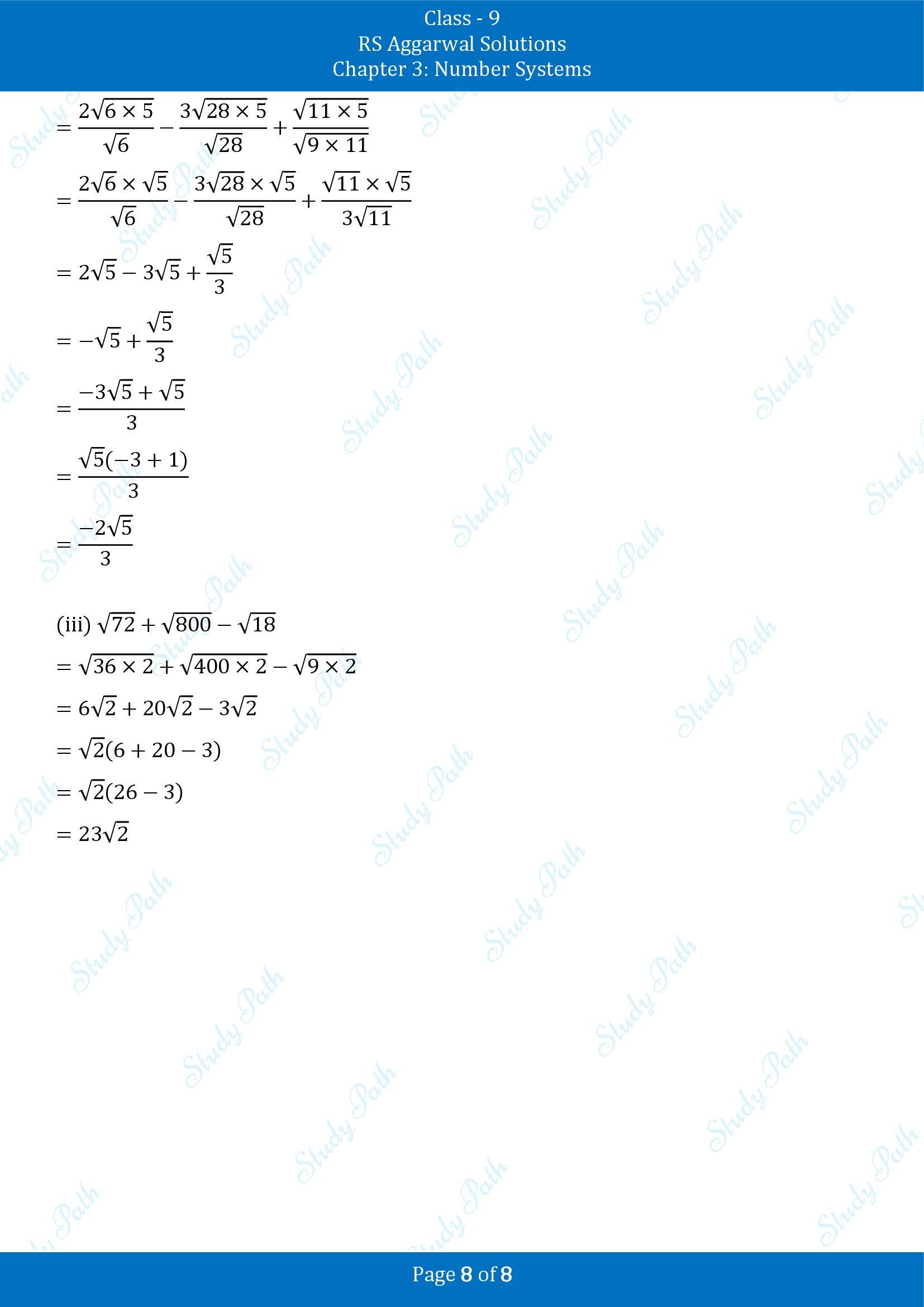 RS Aggarwal Solutions Class 9 Chapter 3 Number Systems Exercise 3D 00008