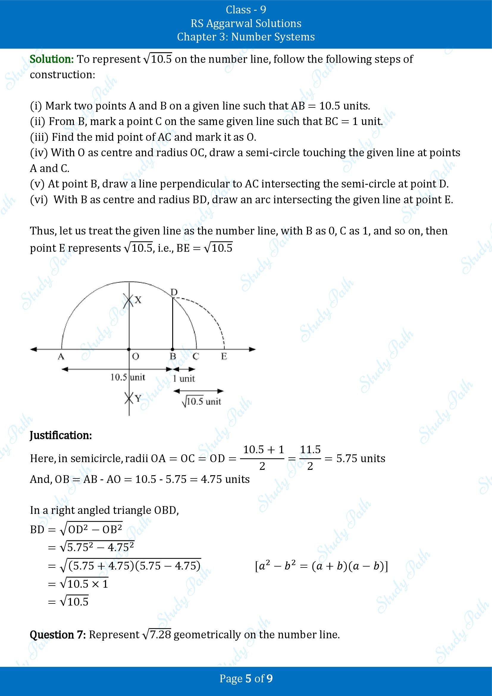 RS Aggarwal Solutions Class 9 Chapter 3 Number Systems Exercise 3E 00005
