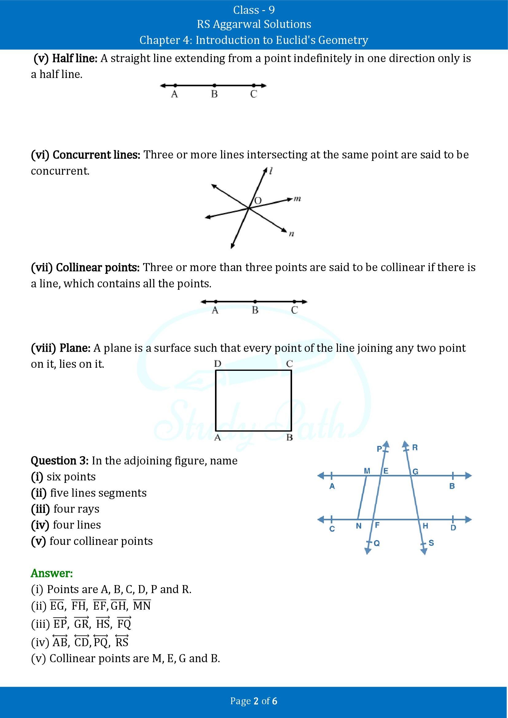 RS Aggarwal Solutions Class 9 Chapter 4 Introduction to Euclids Geometry Exercise 4 00002