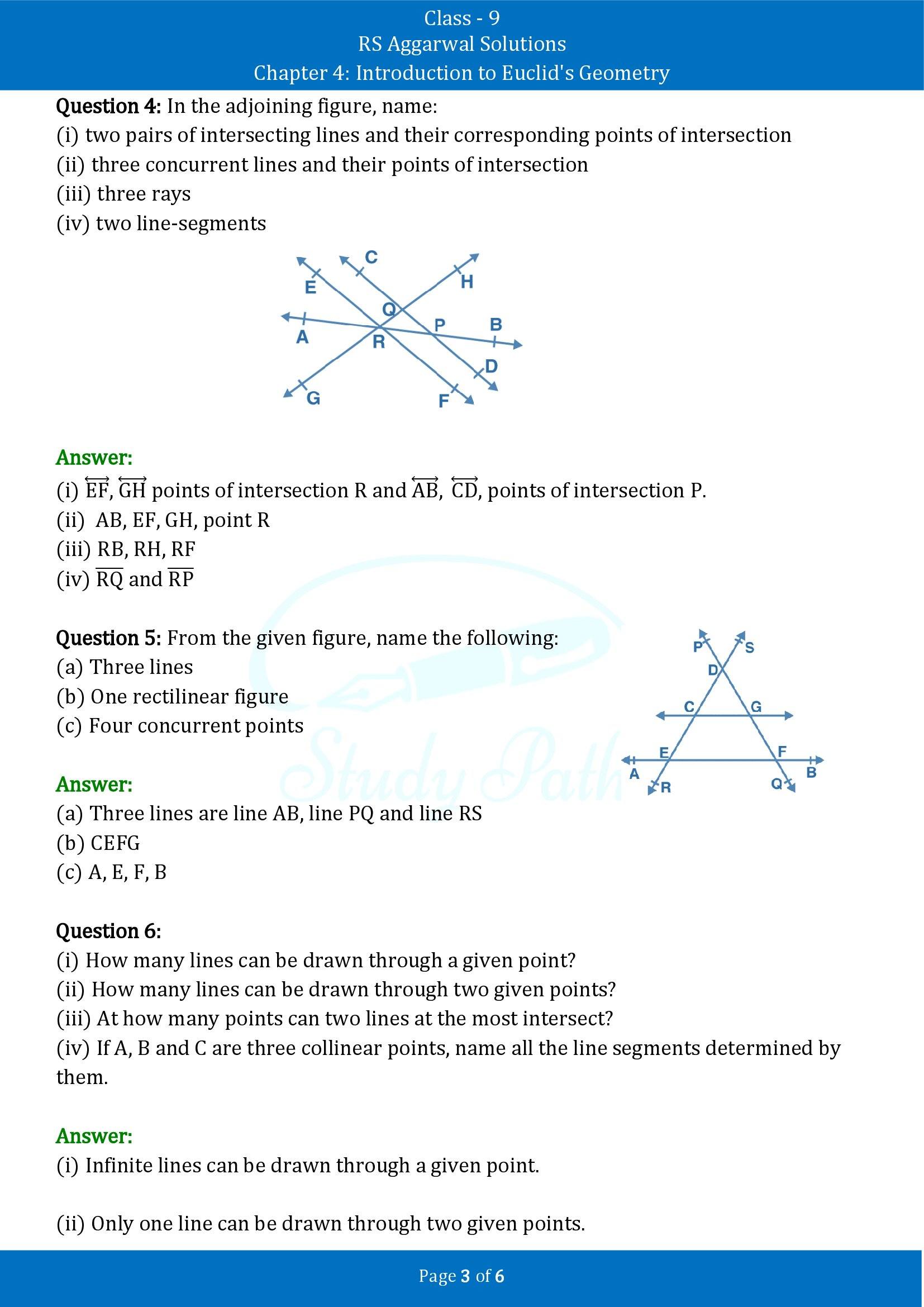 RS Aggarwal Solutions Class 9 Chapter 4 Introduction to Euclids Geometry Exercise 4 00003
