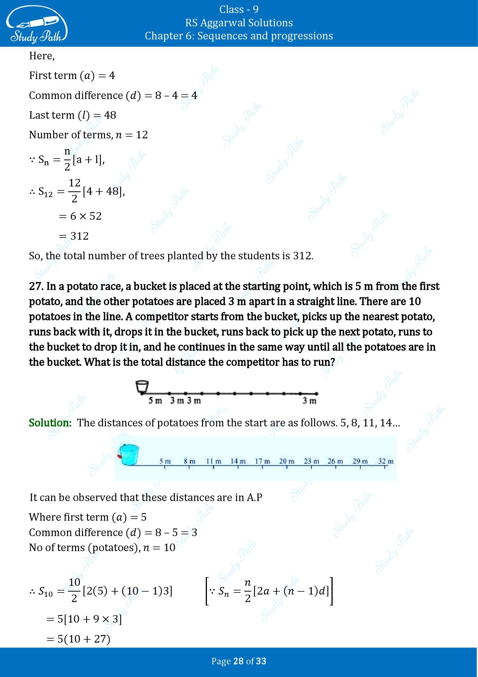 RS Aggarwal Solutions Class 9 Chapter 6 Sequences and Progressions Exercise 6B 00028