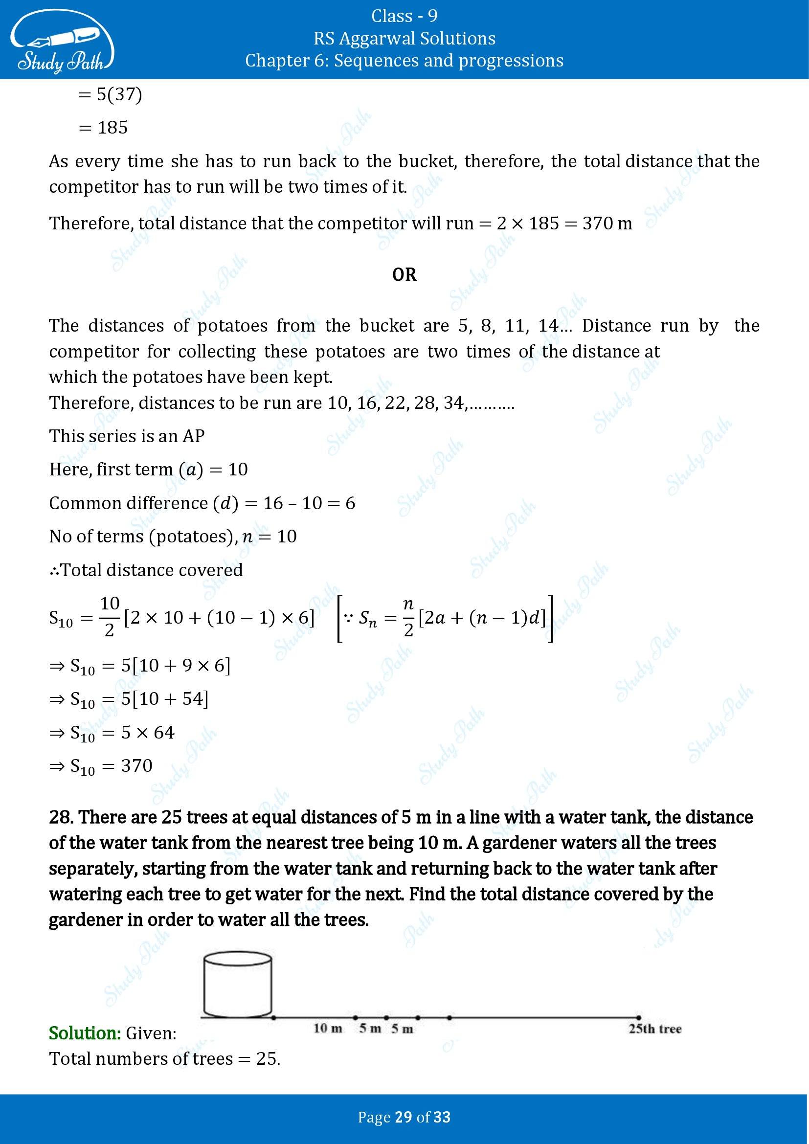 RS Aggarwal Solutions Class 9 Chapter 6 Sequences and Progressions Exercise 6B 00029