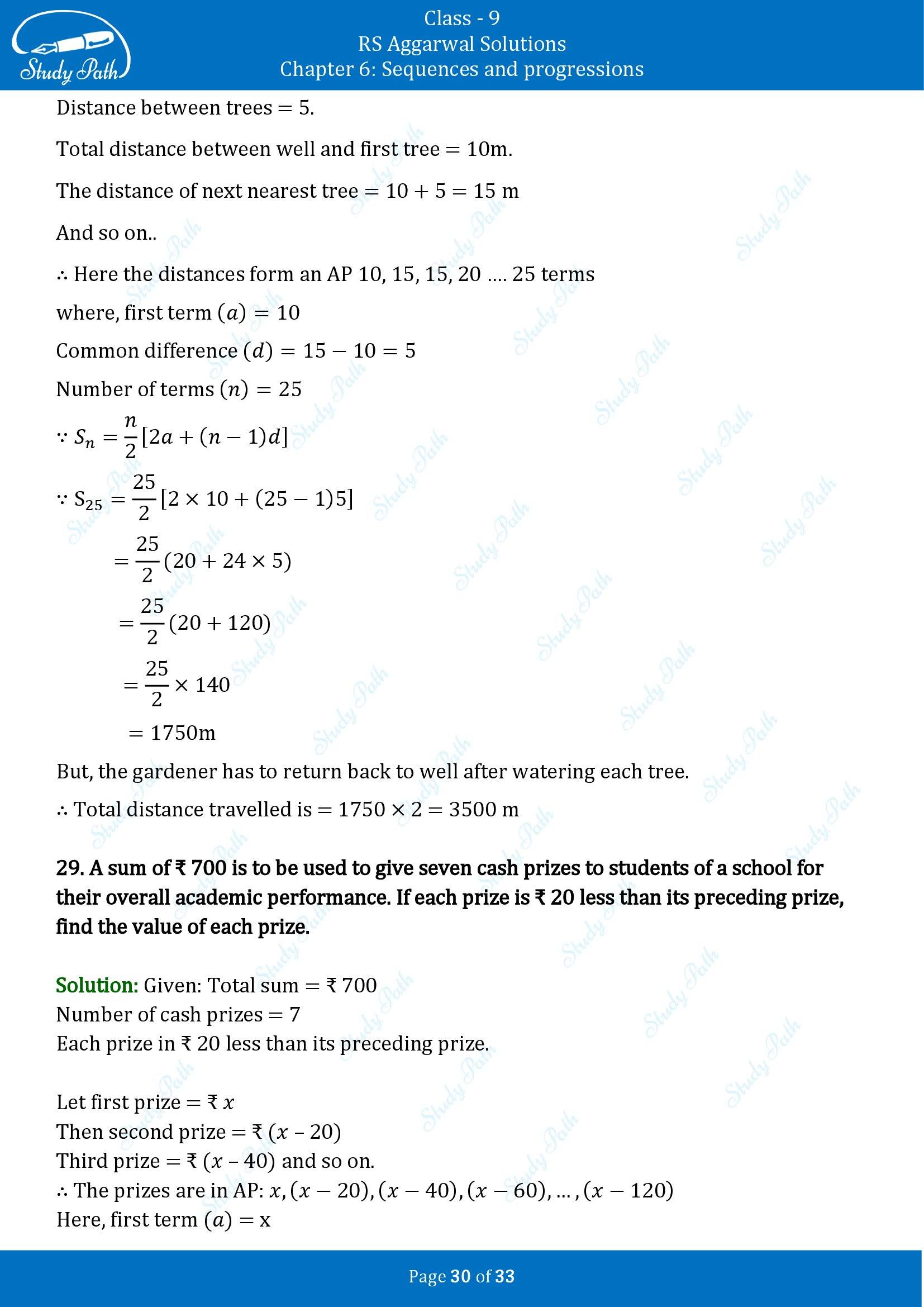 RS Aggarwal Solutions Class 9 Chapter 6 Sequences and Progressions Exercise 6B 00030