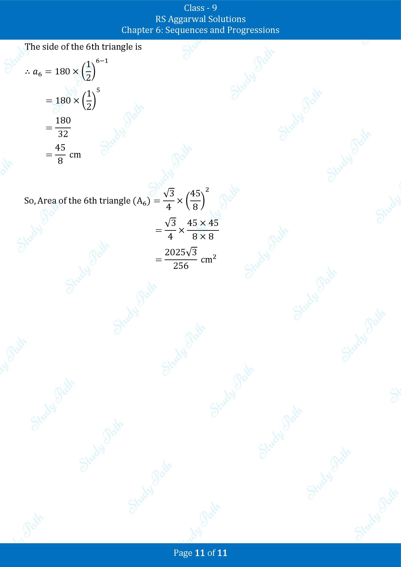 RS Aggarwal Solutions Class 9 Chapter 6 Sequences and Progressions Exercise 6C 00011