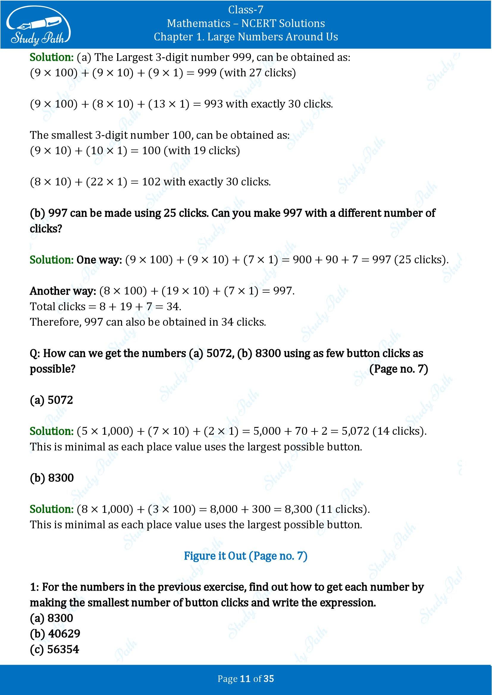 NCERT Solutions for Class 7 Maths Ganit Prakash Part 1 Chapter 1 Large Numbers Around Us 00011