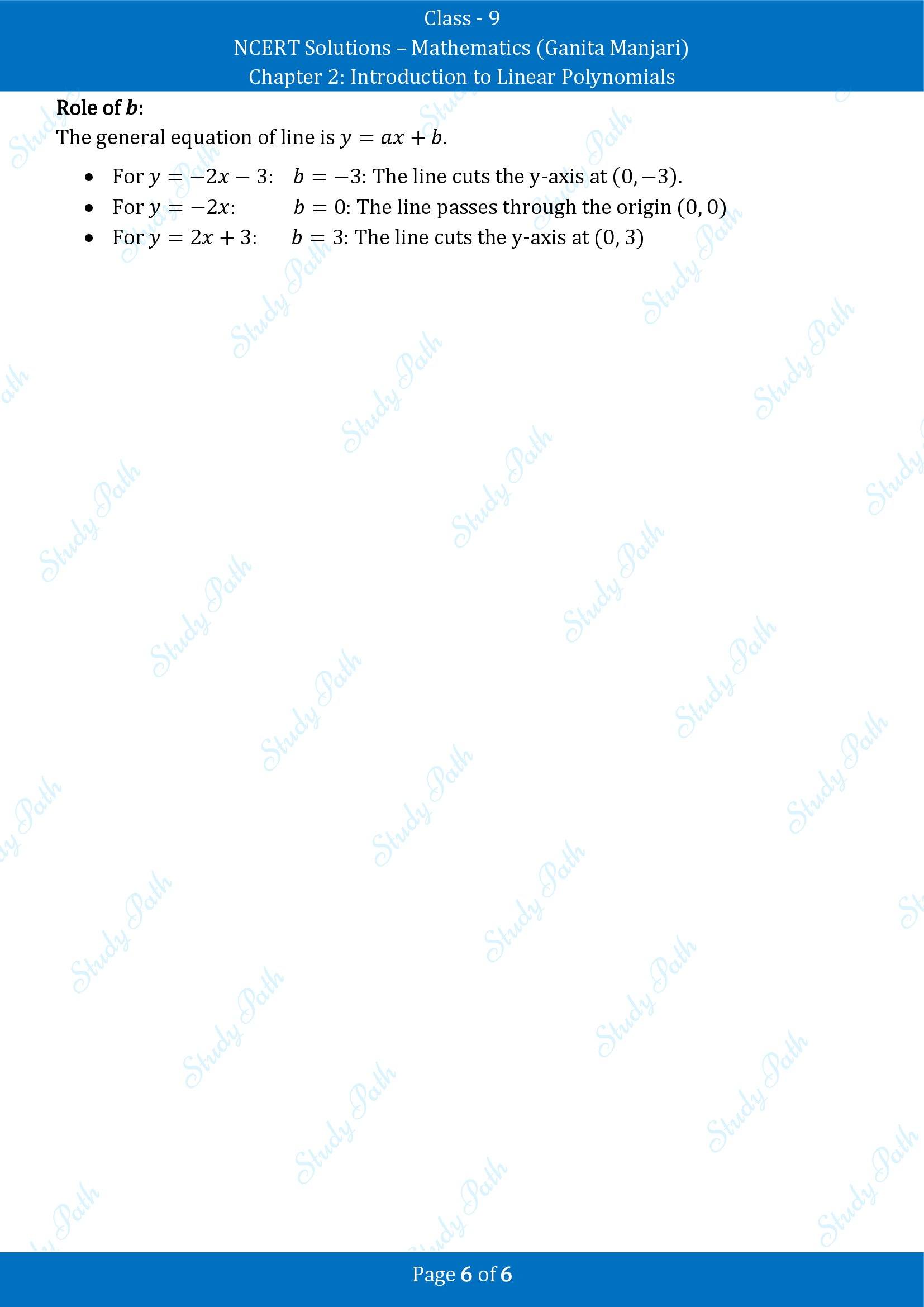 NCERT Solutions for Class 9 Maths Chapter 2 Introduction to Linear Polynomials Exercise Set 2.6 00006