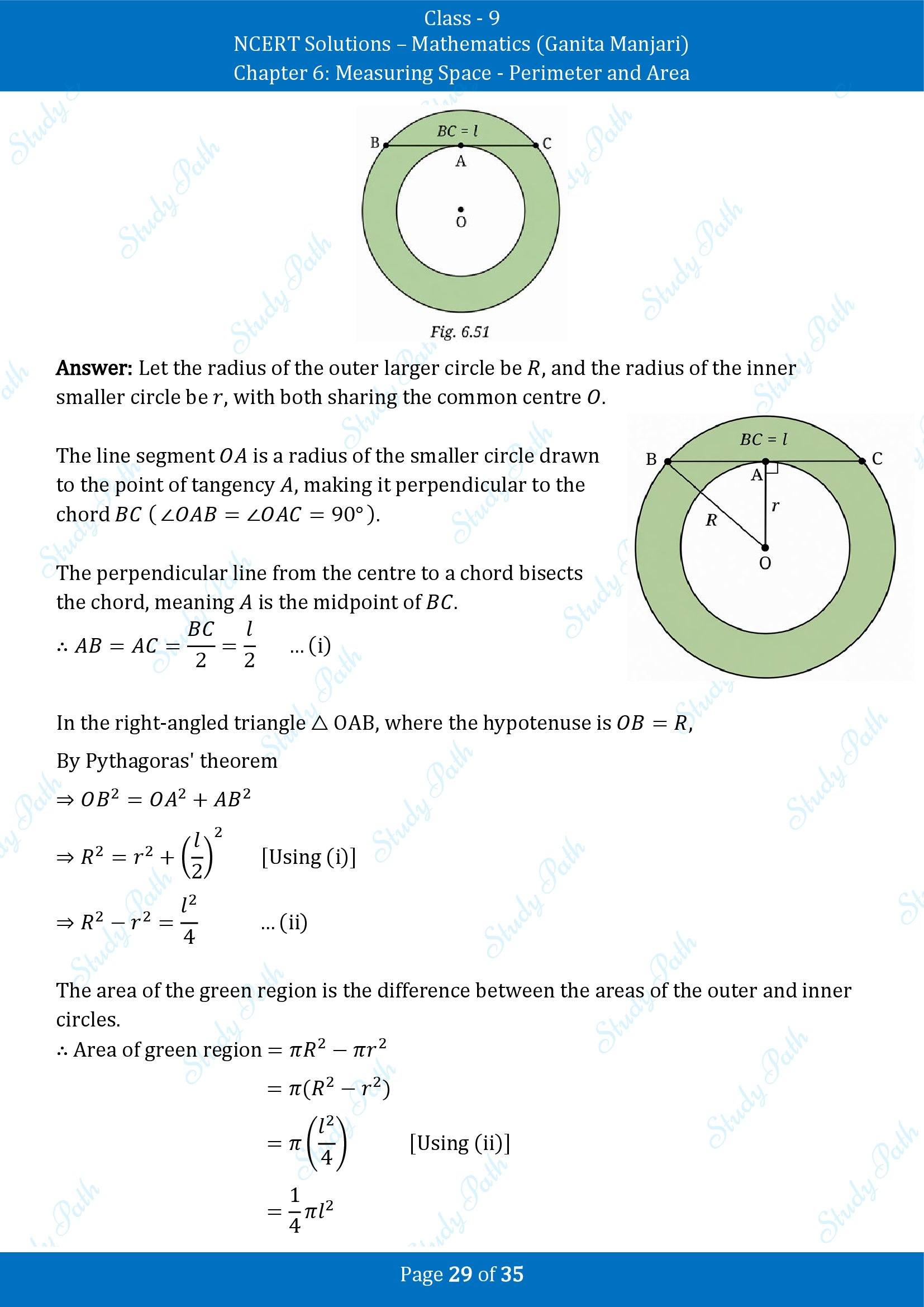 NCERT Solutions for Class 9 Maths Chapter 6 Measuring Space Perimeter and Area End of Chapter