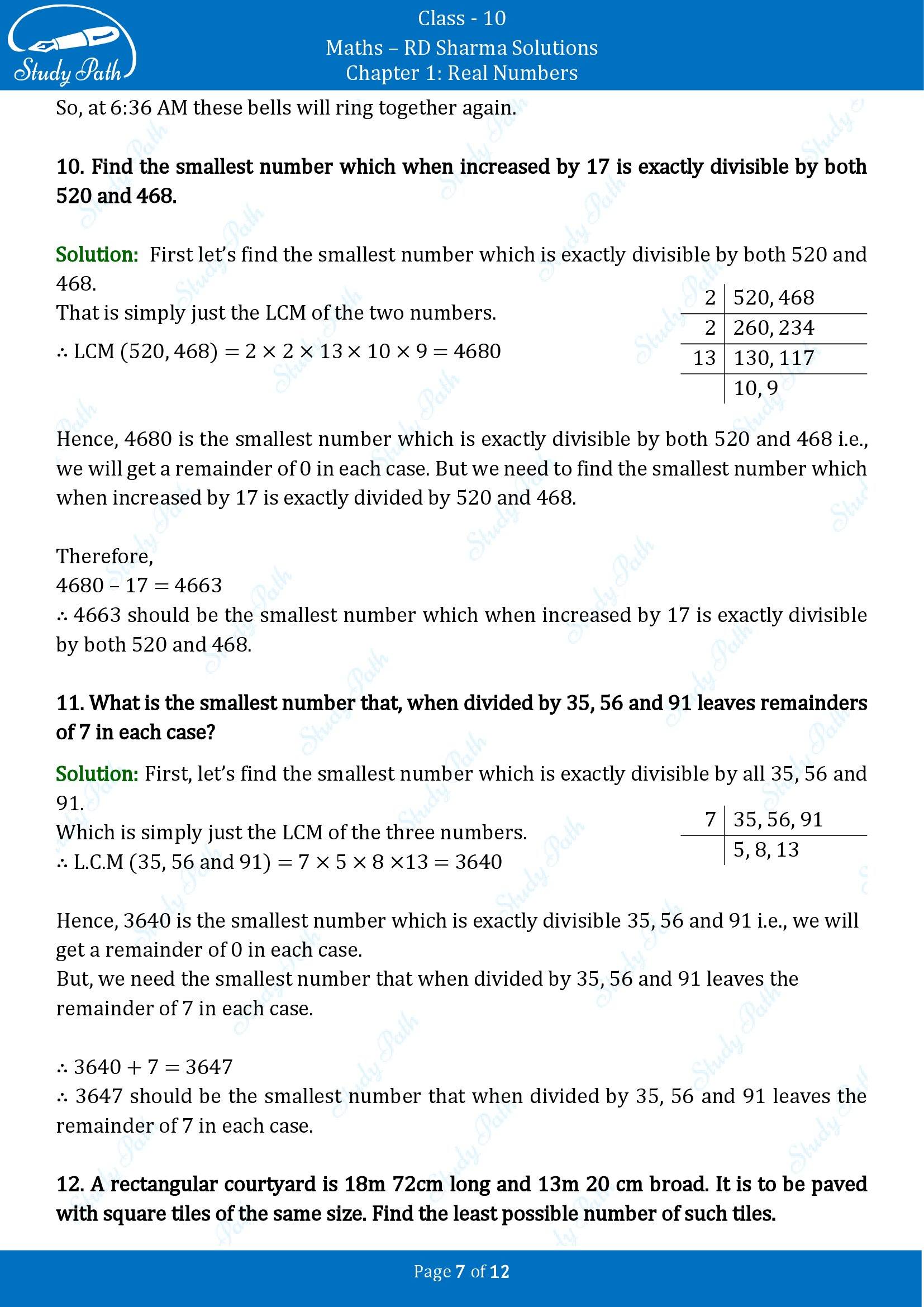 RD Sharma Solutions Class 10 Chapter 1 Real Numbers Exercise 1.2 00007
