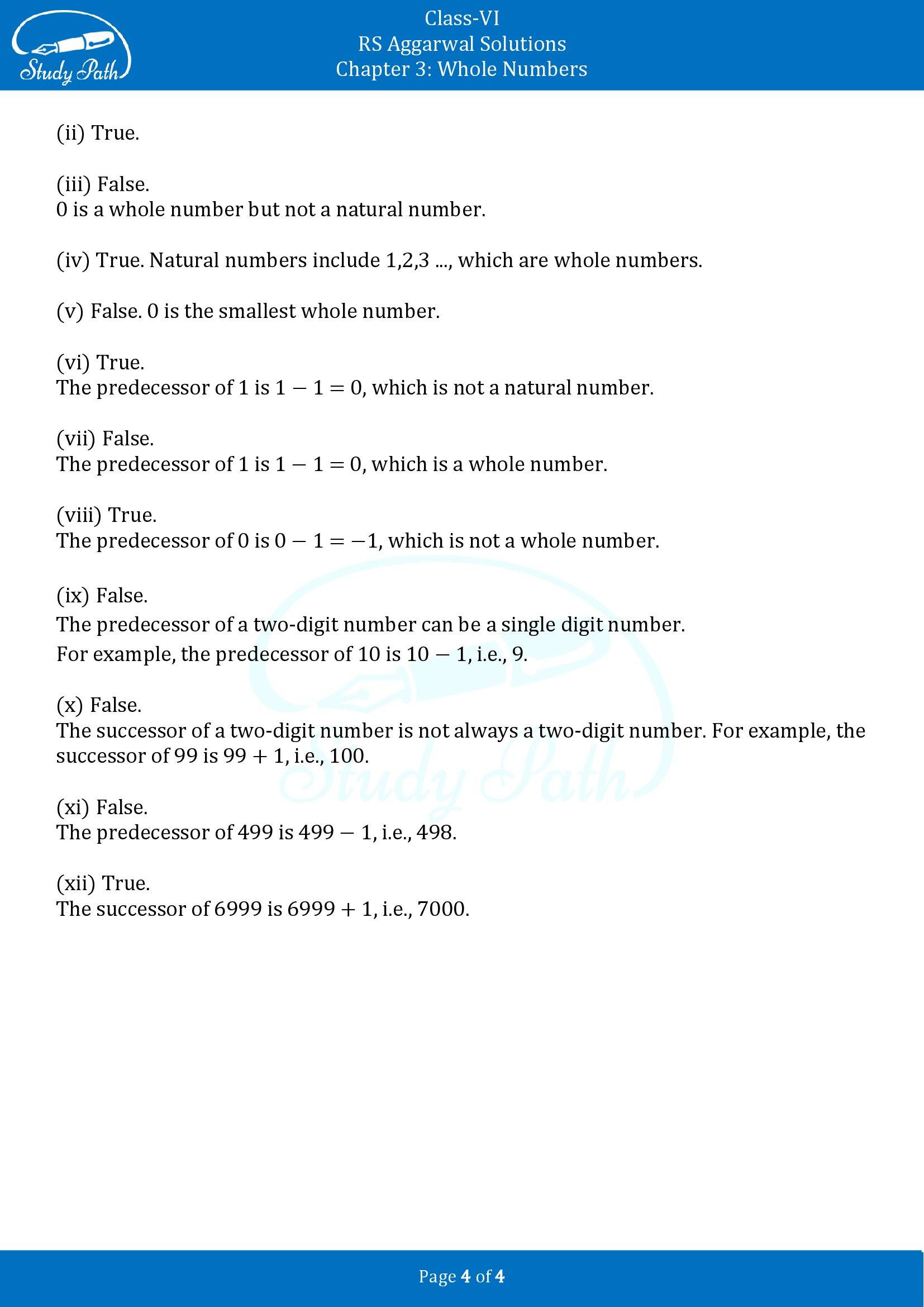 RS Aggarwal Solutions Class 6 Chapter 3 Whole Numbers Exercise 3A 00004