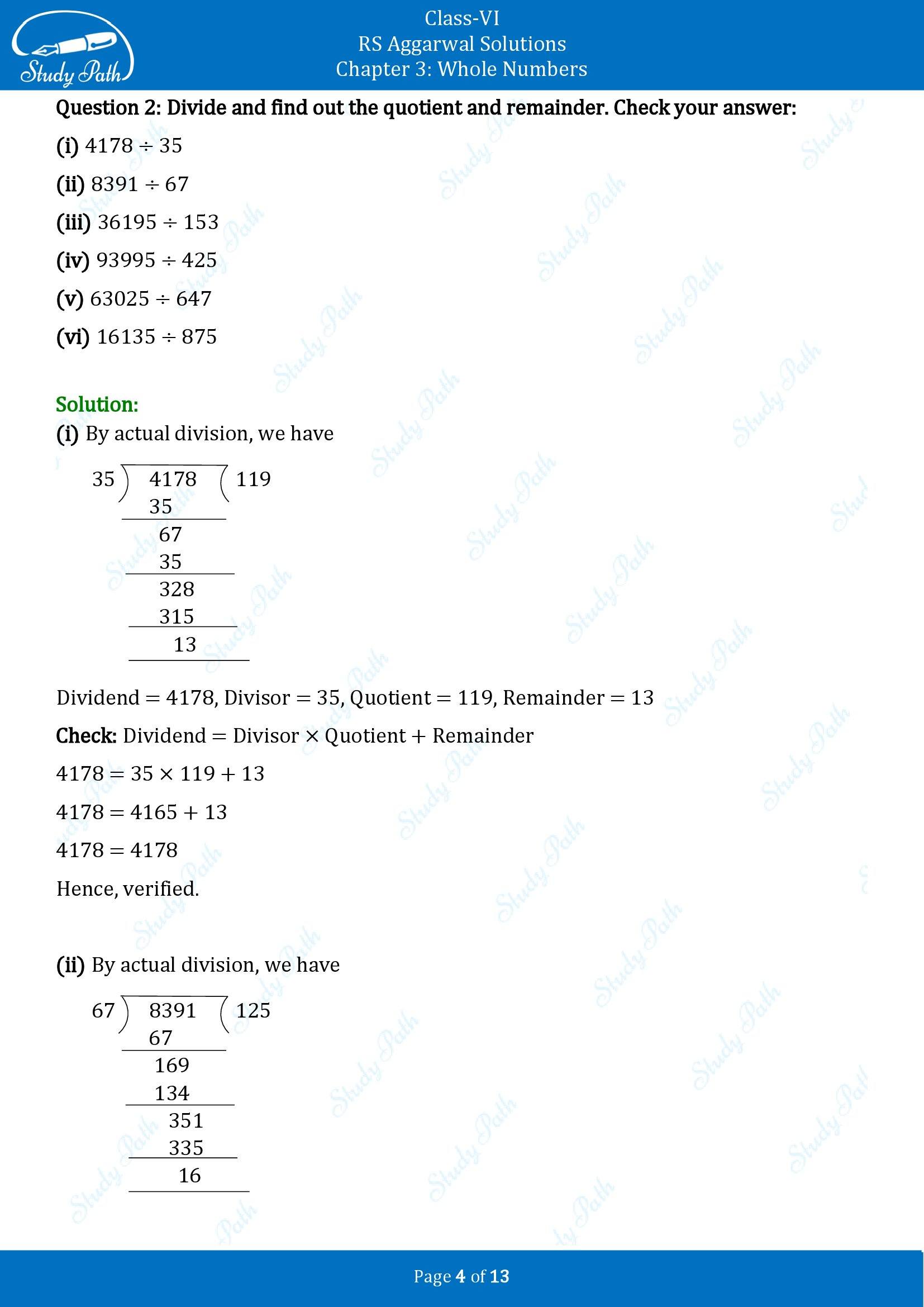 RS Aggarwal Solutions Class 6 Chapter 3 Whole Numbers Exercise 3E 00004