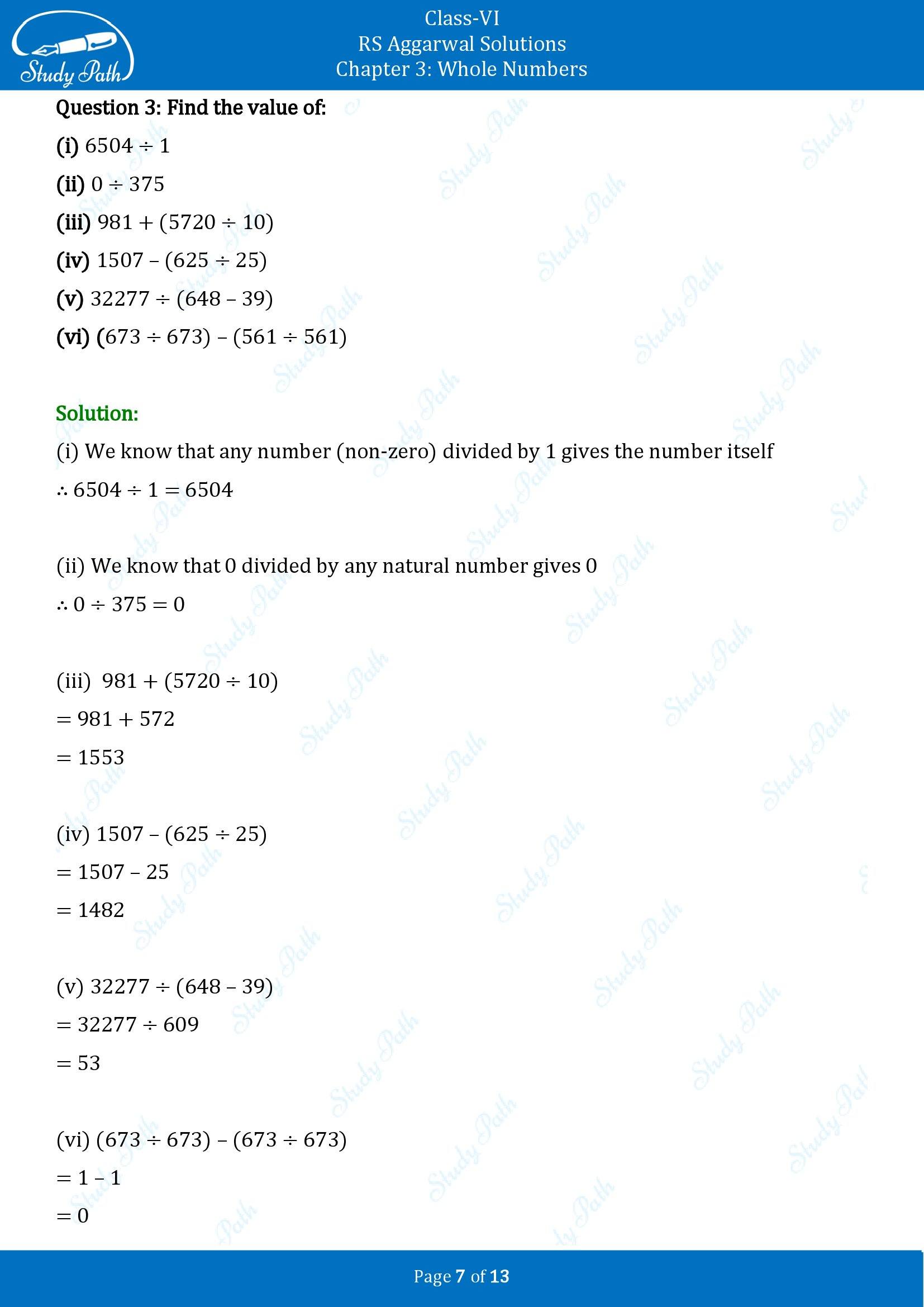 RS Aggarwal Solutions Class 6 Chapter 3 Whole Numbers Exercise 3E 00007