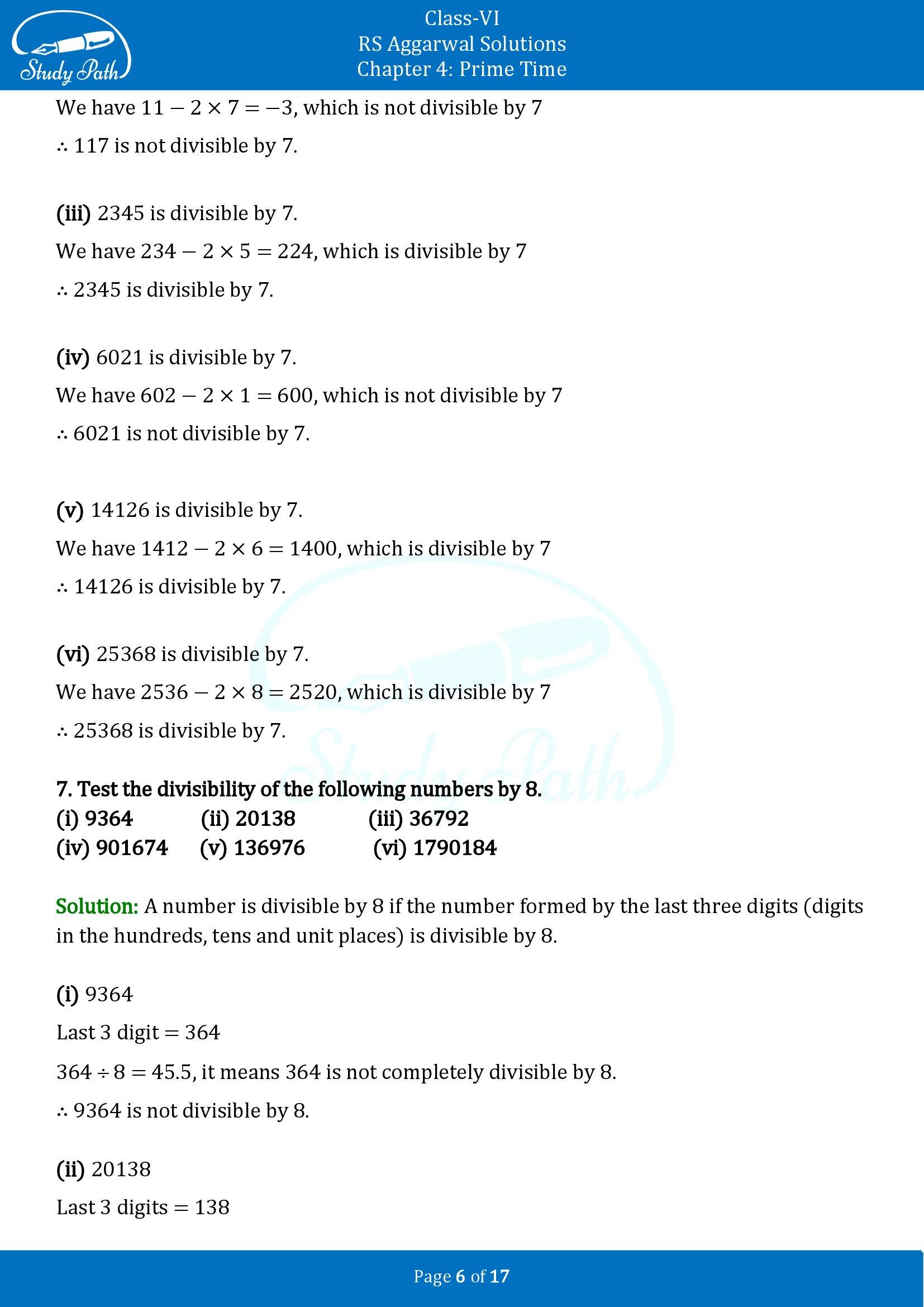 RS Aggarwal Solutions Class 6 Chapter 4 Prime Time Exercise 4B 00006