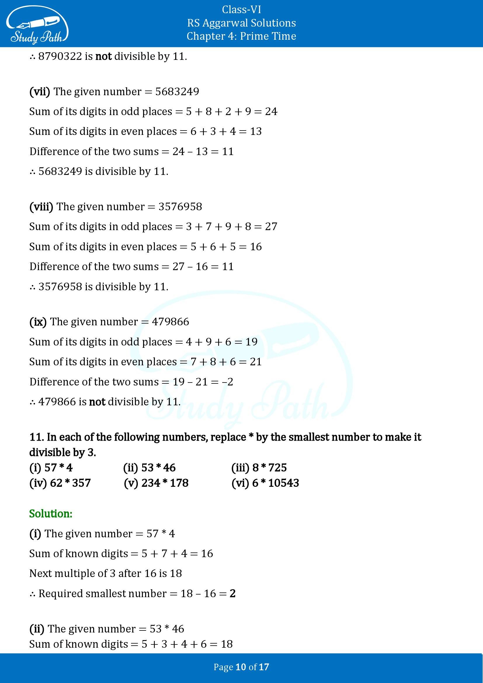 RS Aggarwal Solutions Class 6 Chapter 4 Prime Time Exercise 4B 00010
