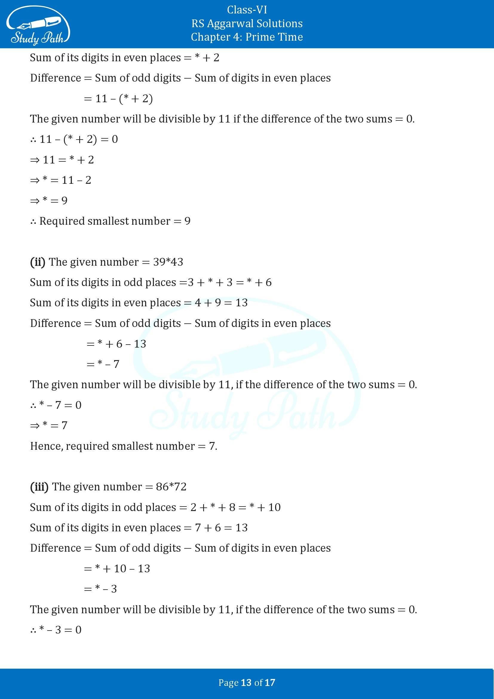 RS Aggarwal Solutions Class 6 Chapter 4 Prime Time Exercise 4B 00013