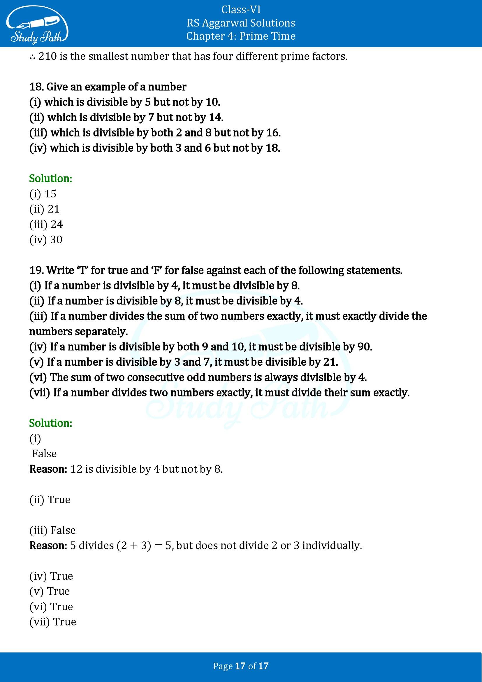 RS Aggarwal Solutions Class 6 Chapter 4 Prime Time Exercise 4B 00017