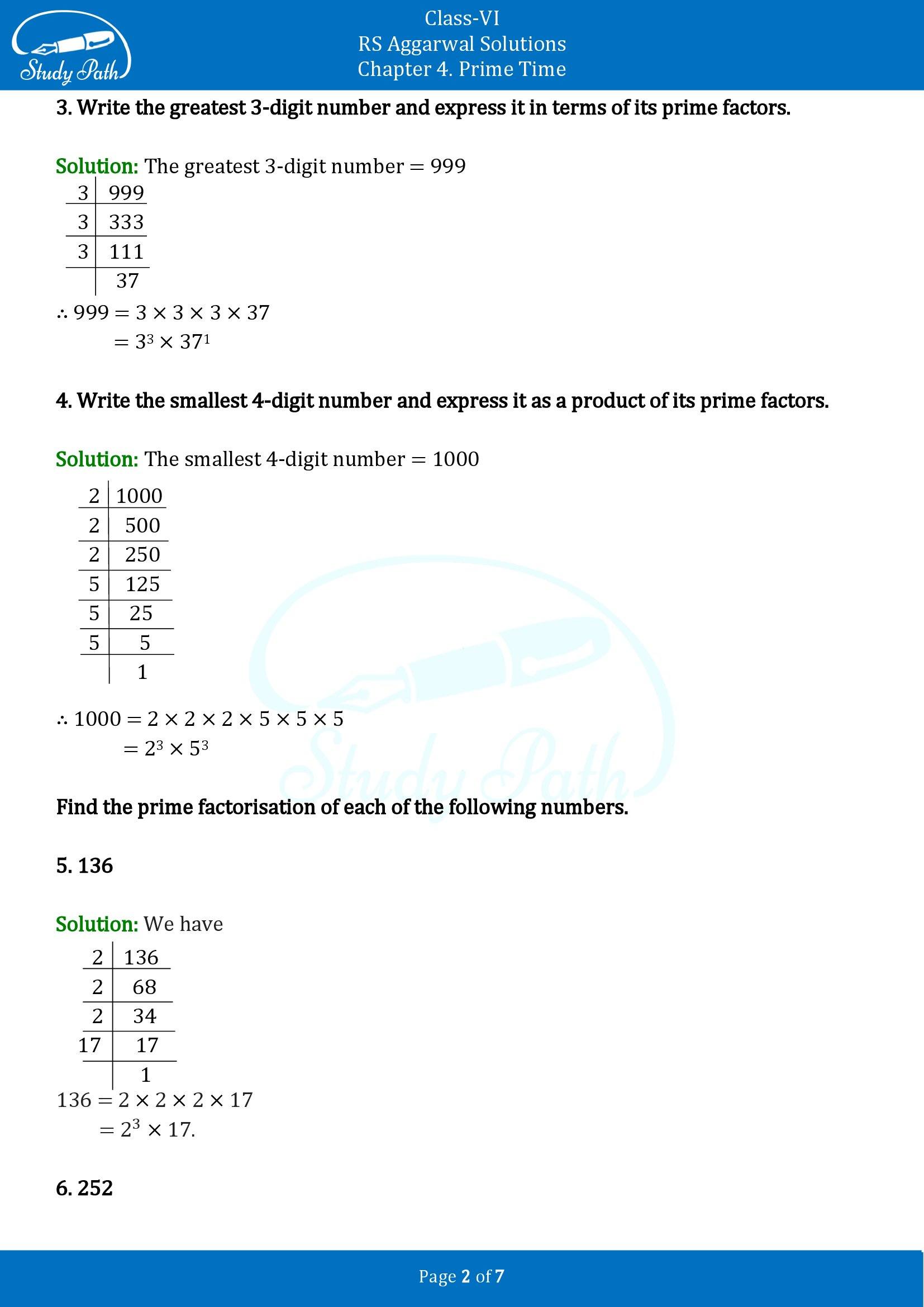 RS Aggarwal Solutions Class 6 Chapter 4 Prime Time Exercise 4C 00002