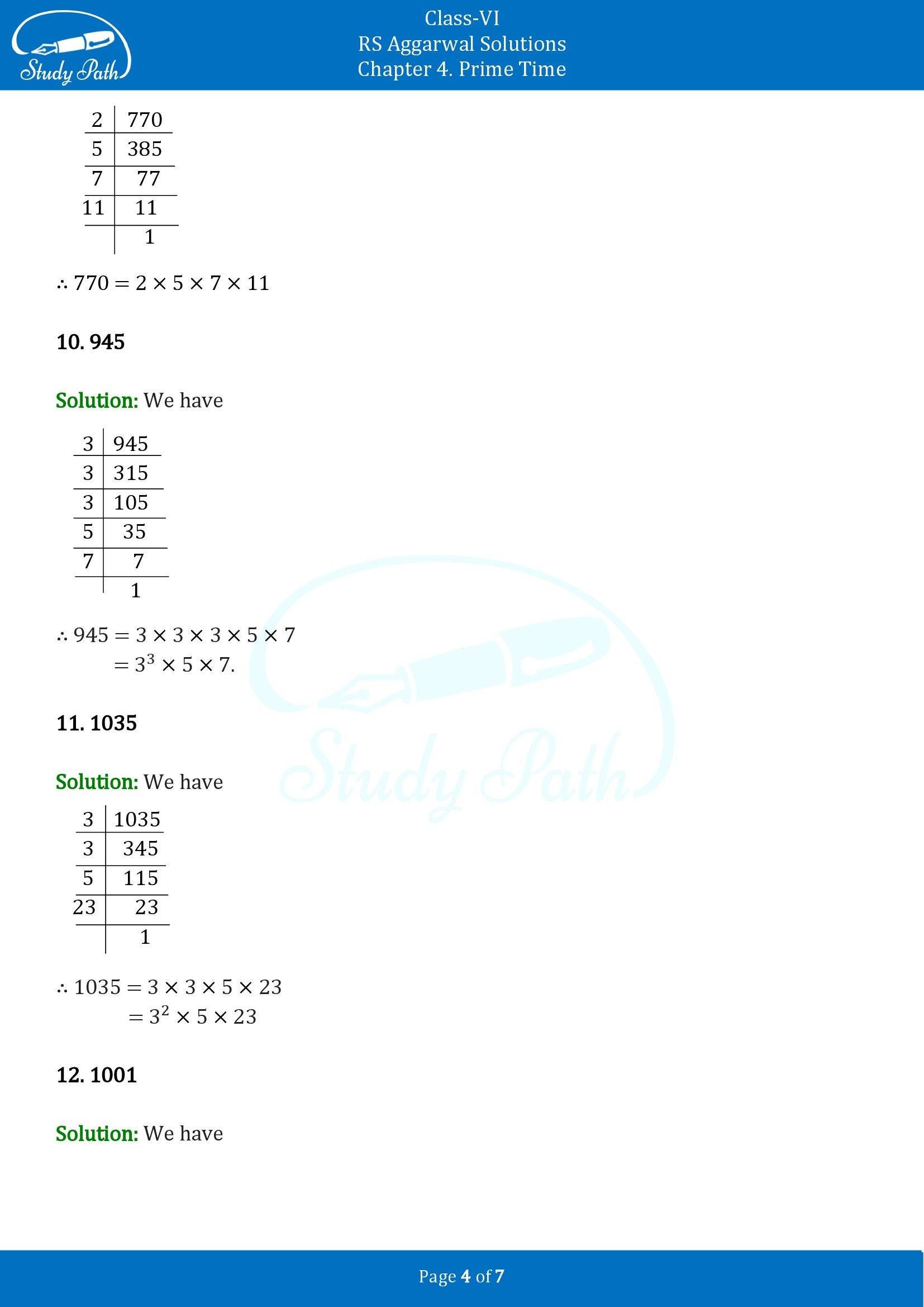 RS Aggarwal Solutions Class 6 Chapter 4 Prime Time Exercise 4C 00004