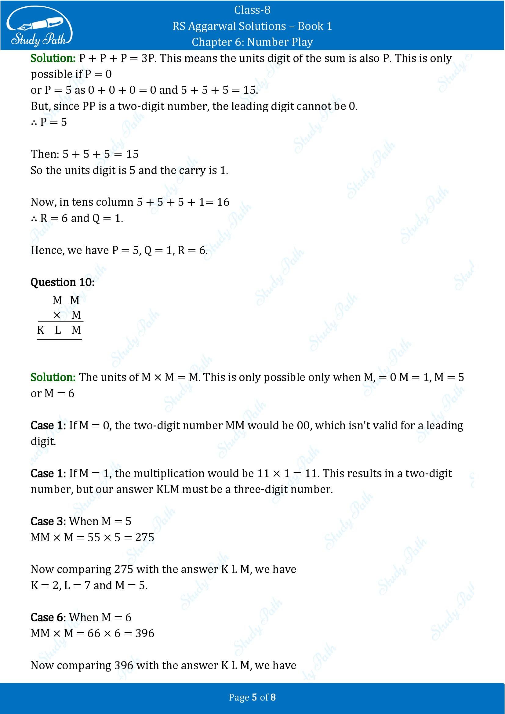 RS Aggarwal Solutions Class 8 Book 1 Chapter 6 Number Play Exercise 6C 00005