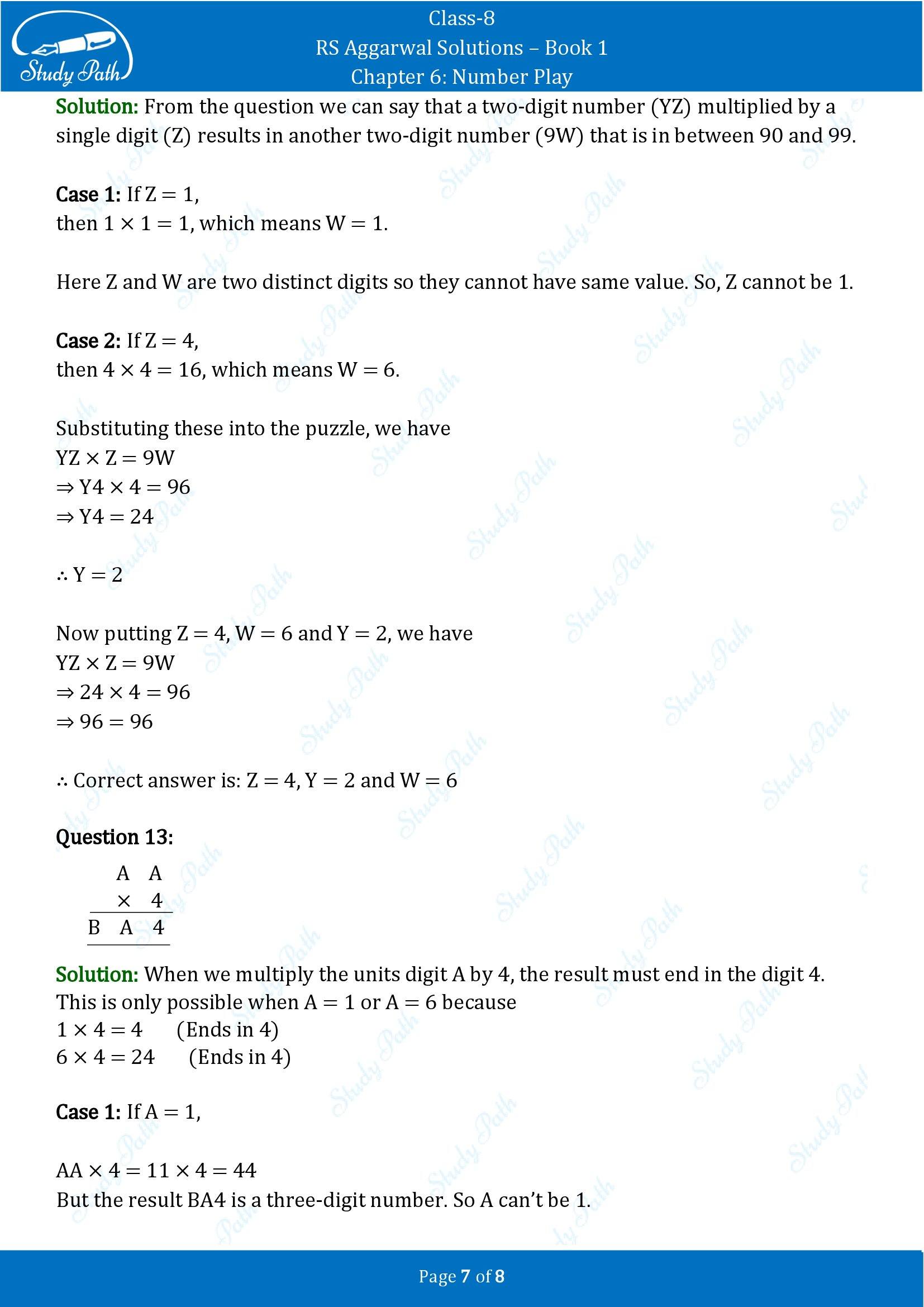 RS Aggarwal Solutions Class 8 Book 1 Chapter 6 Number Play Exercise 6C 00007