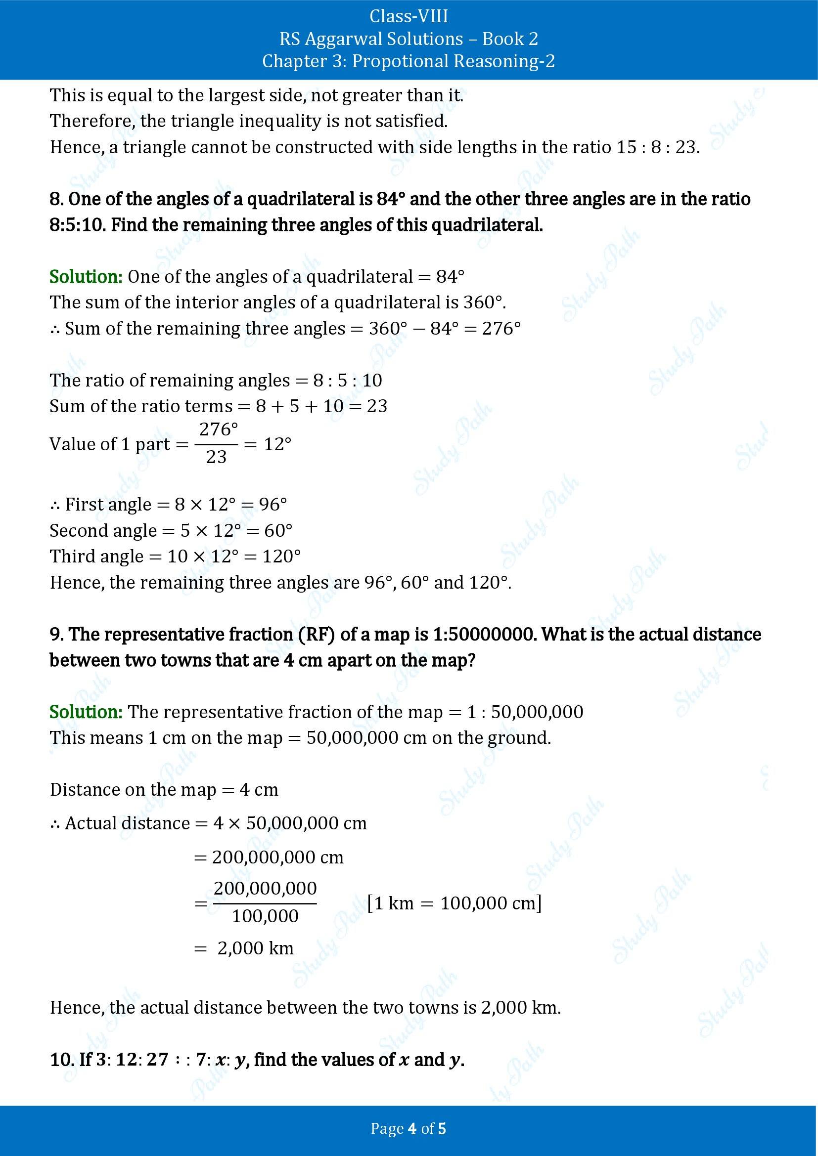 RS Aggarwal Solutions Class 8 Book 2 Chapter 3 Proportional Reasoning 2 Exercise 3A 00004